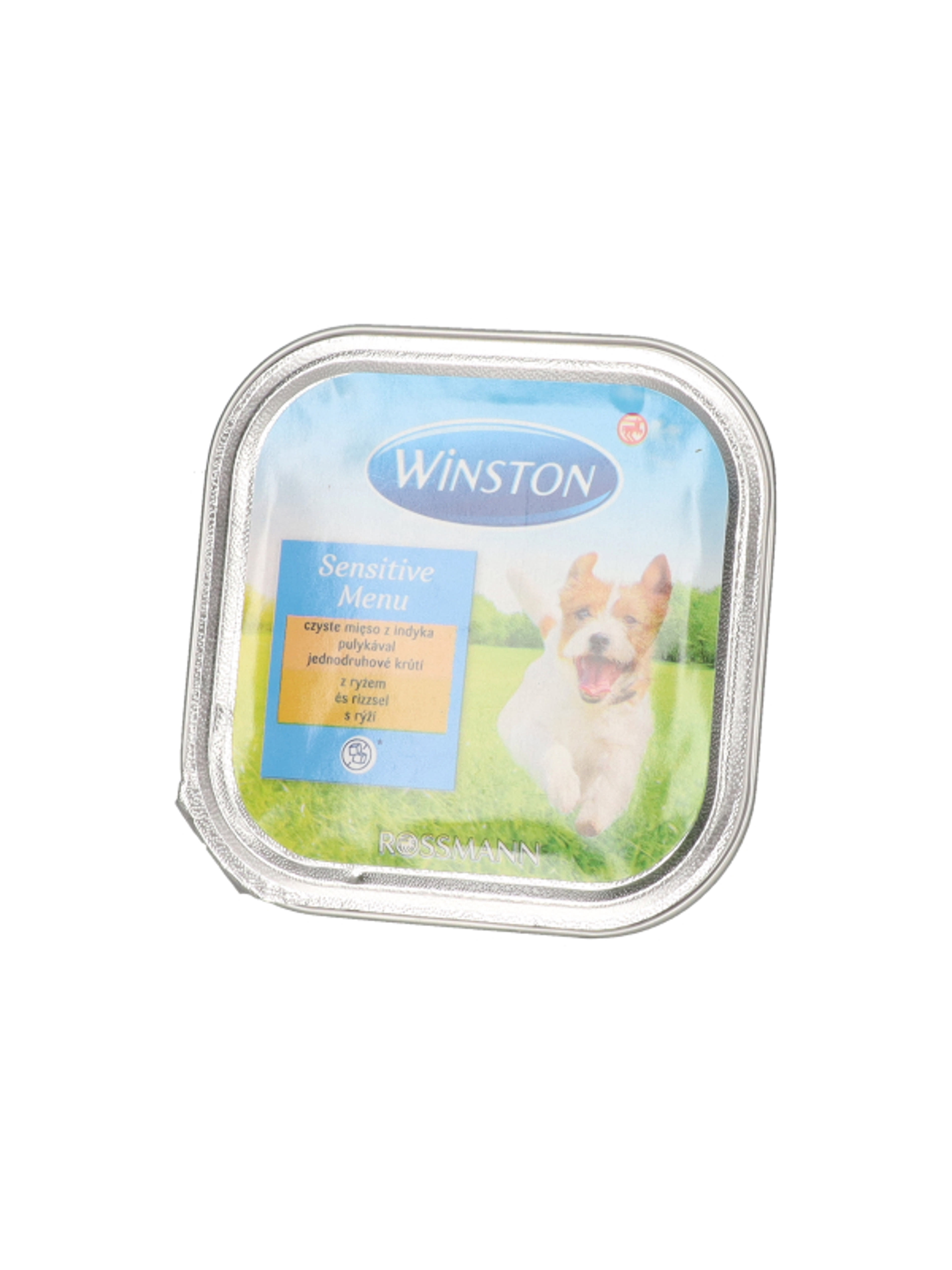 Winston Fenséges Menü alutasak kutyáknak, pulyka és rizs - 150 g-5