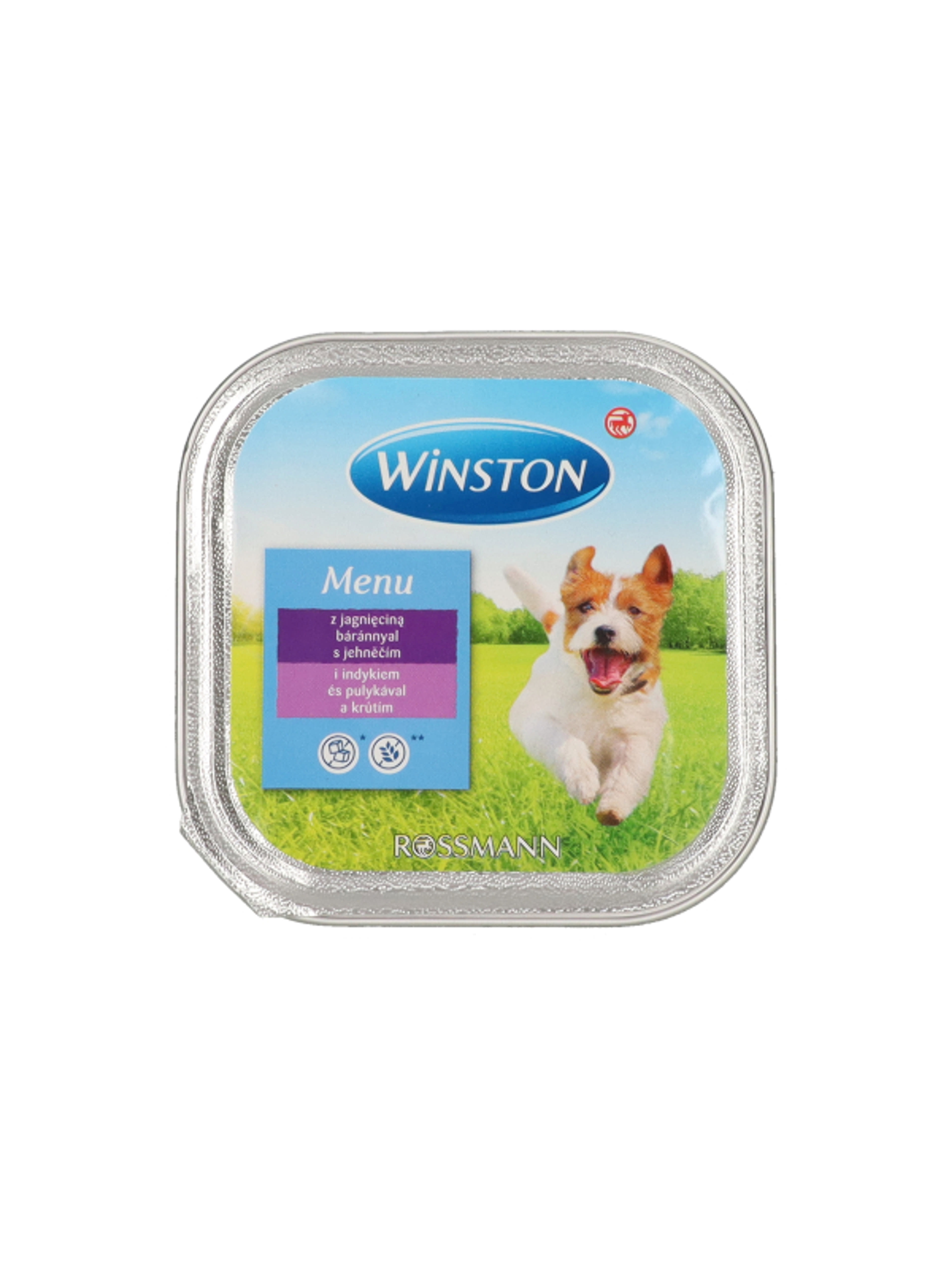 Winston Fenséges Menü alutasak kutyáknak, bárány és pulyka hússal - 150 g-3