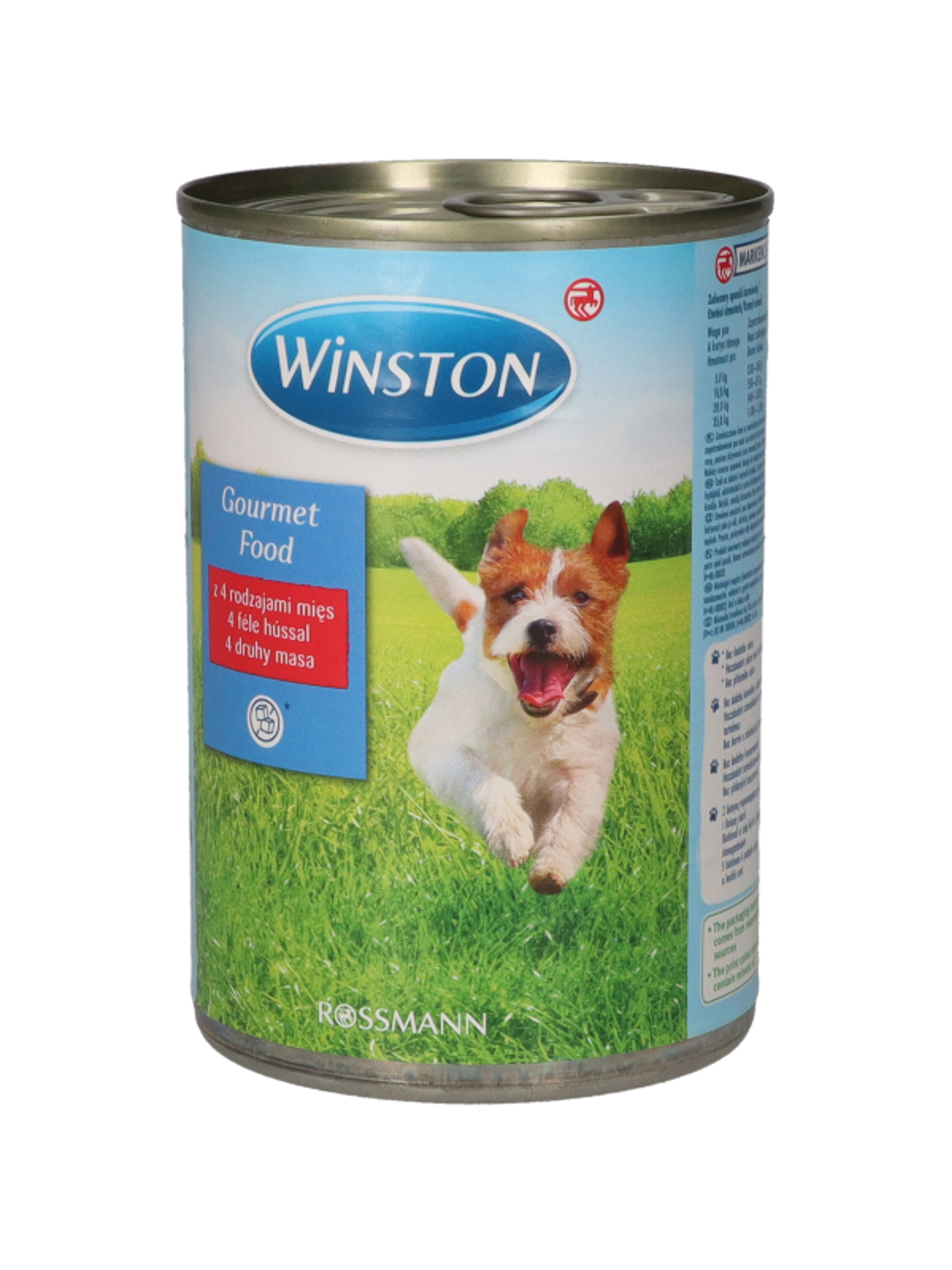 Winston Fenséges Menü konzerv kutyáknak, 4 húsos - 400 g-6