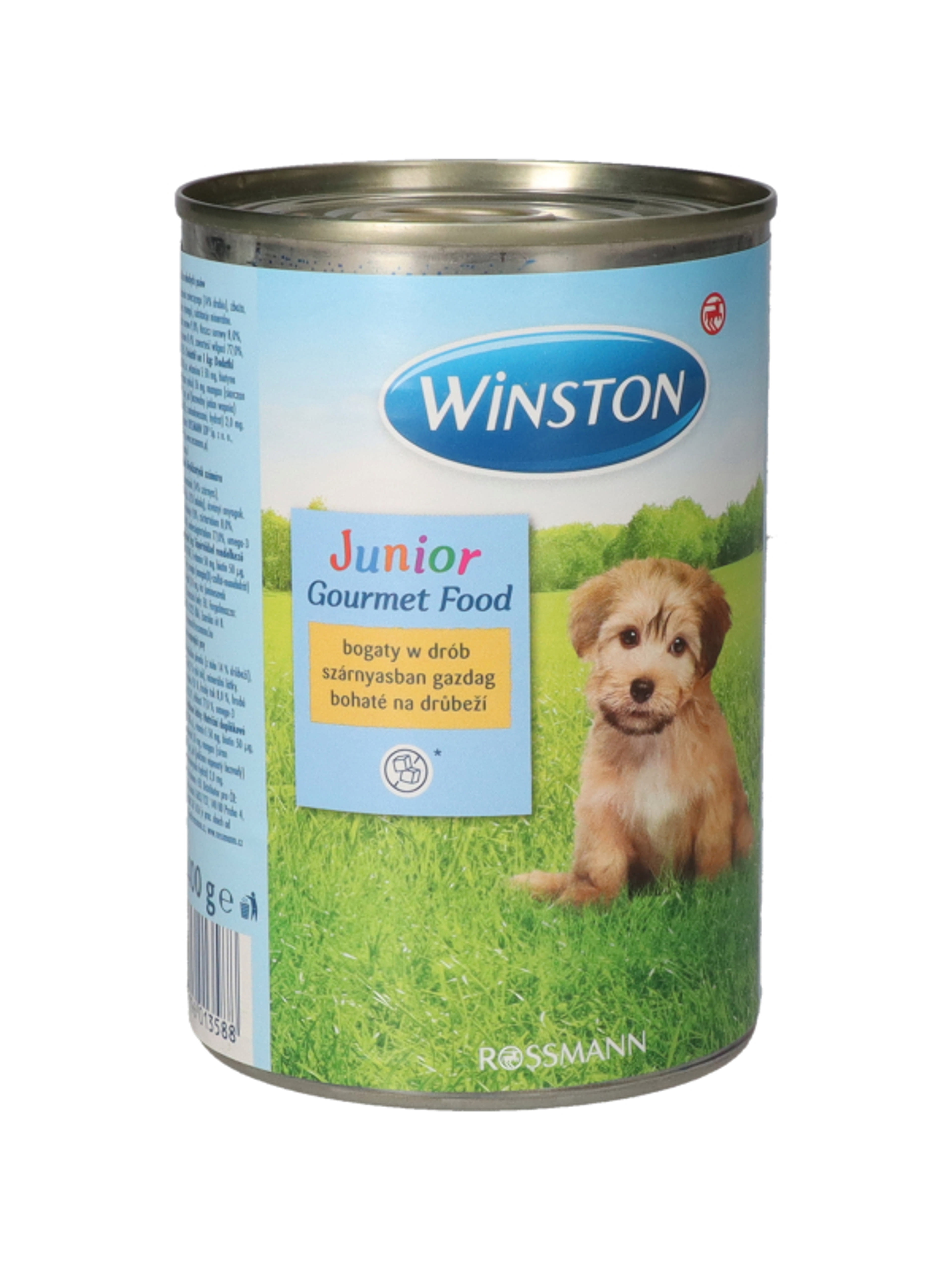 Winston Fenséges Menü Junior konzerv kutyáknak, szányashússal - 400 g-5