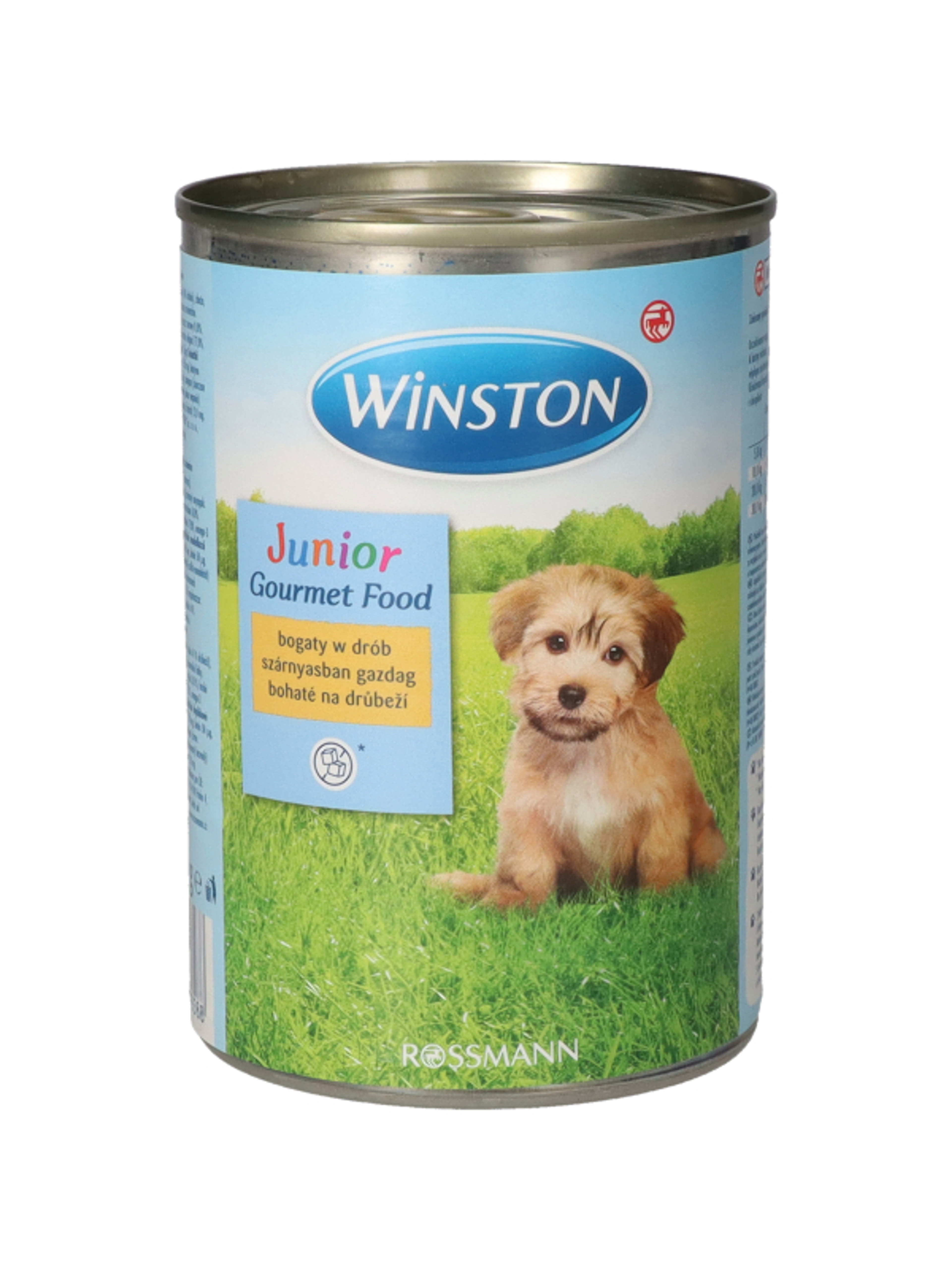 Winston Fenséges Menü Junior konzerv kutyáknak, szányashússal - 400 g