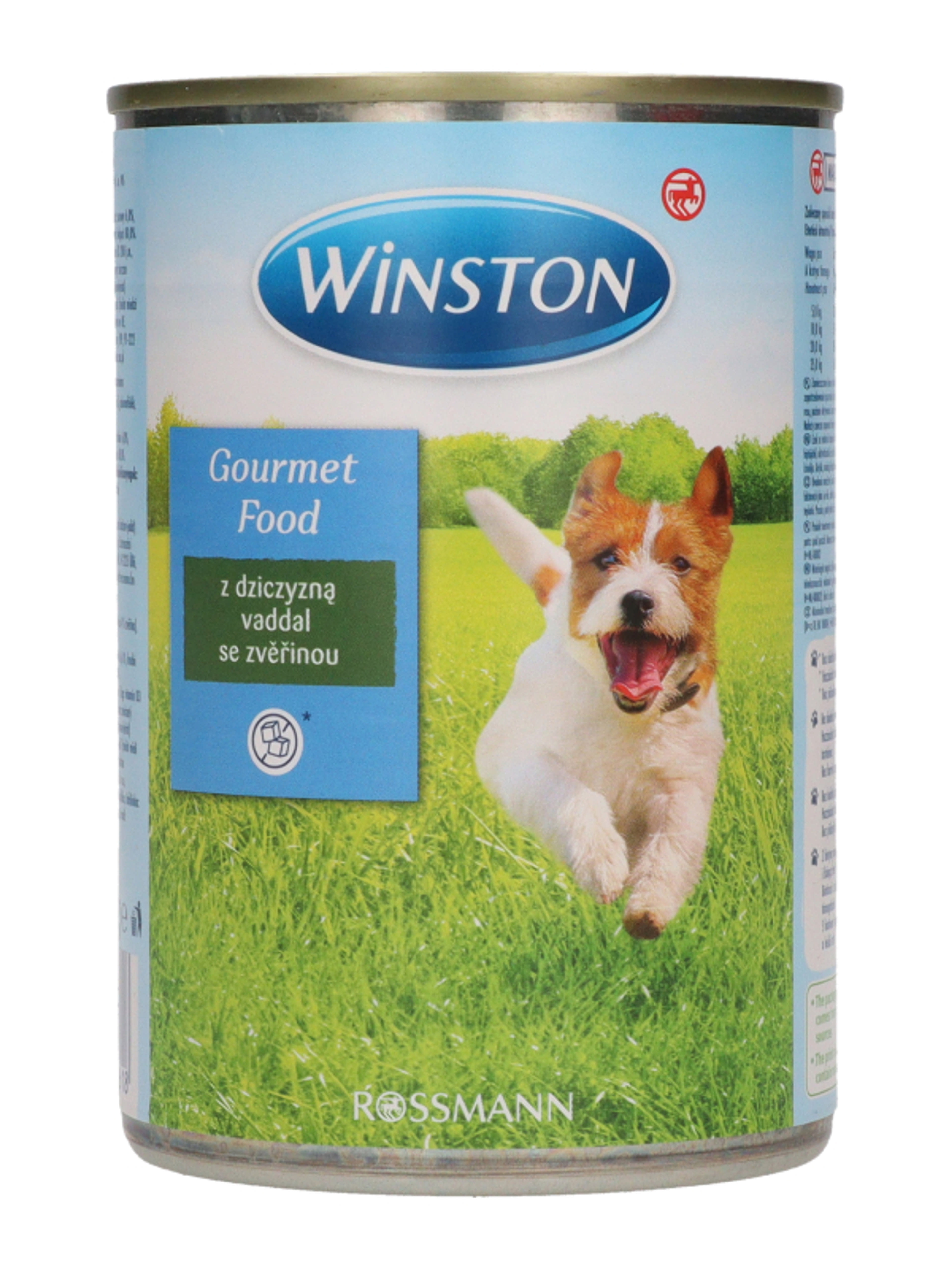 Winston Fenséges Menü konzerv kutyáknak, vadhússal - 400 g-4