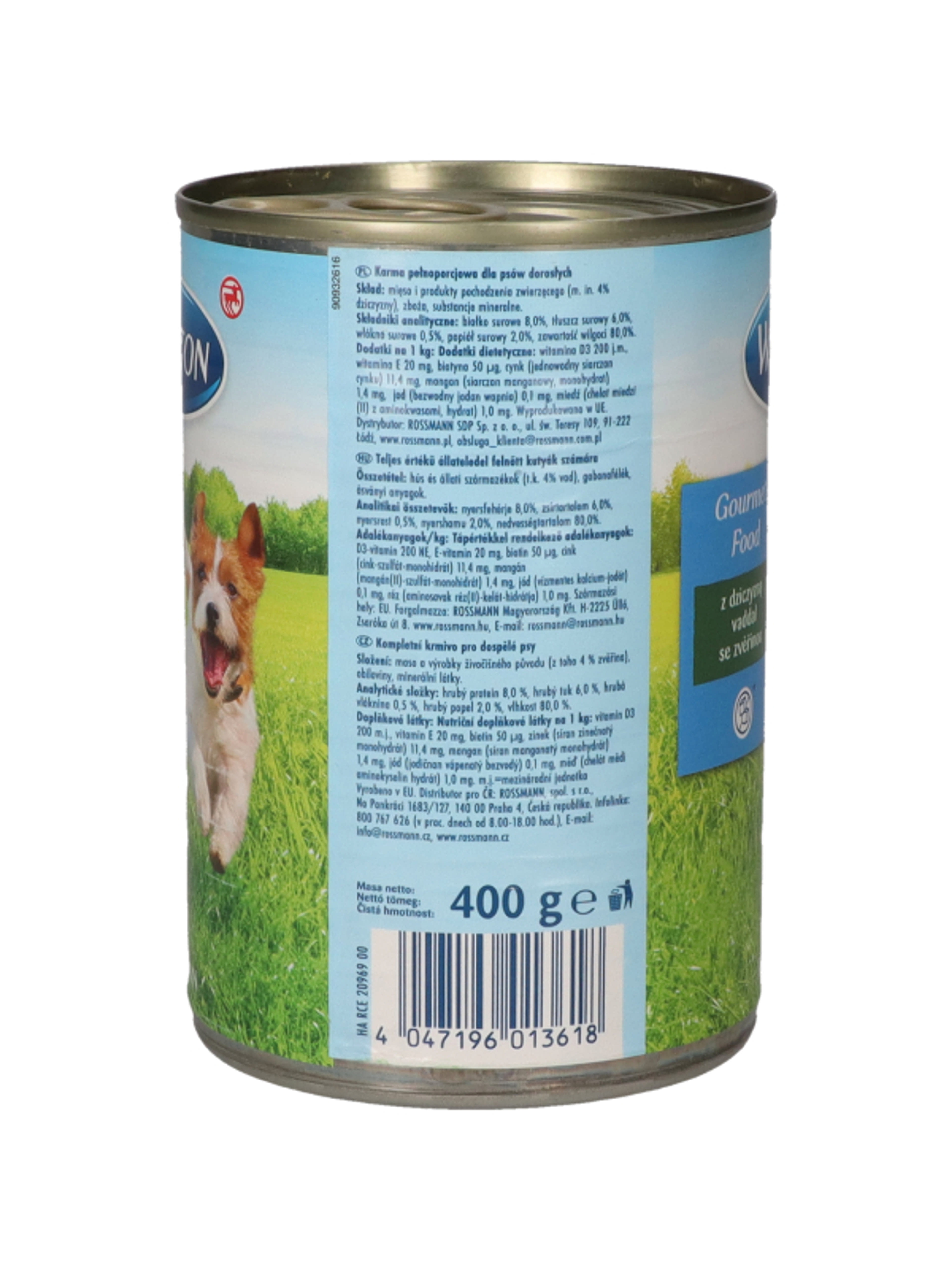 Winston Fenséges Menü konzerv kutyáknak, vadhússal - 400 g-5