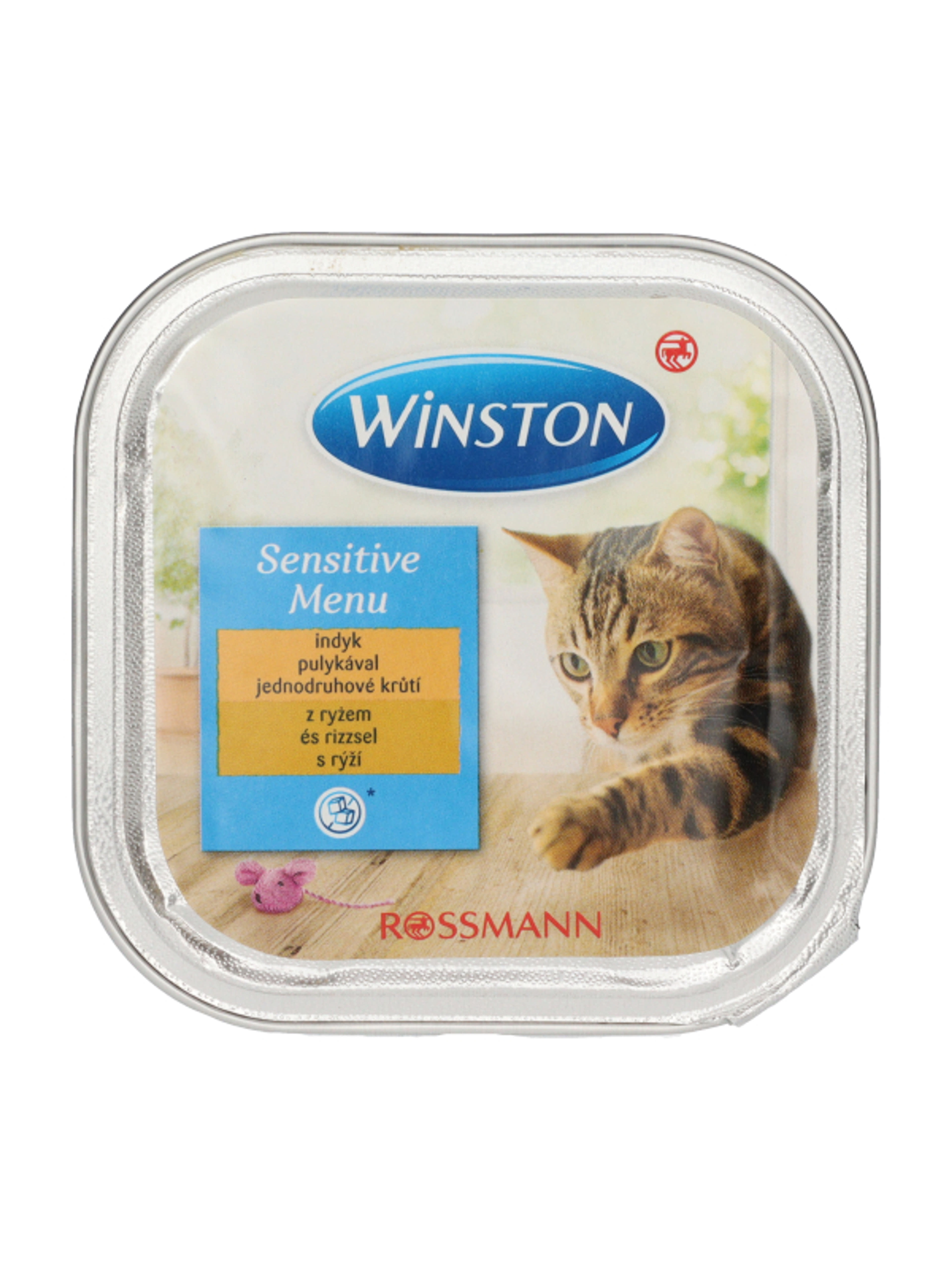 Winston Fenséges Menü alutál macskáknak, pulykahús rizzsel - 100 g-2