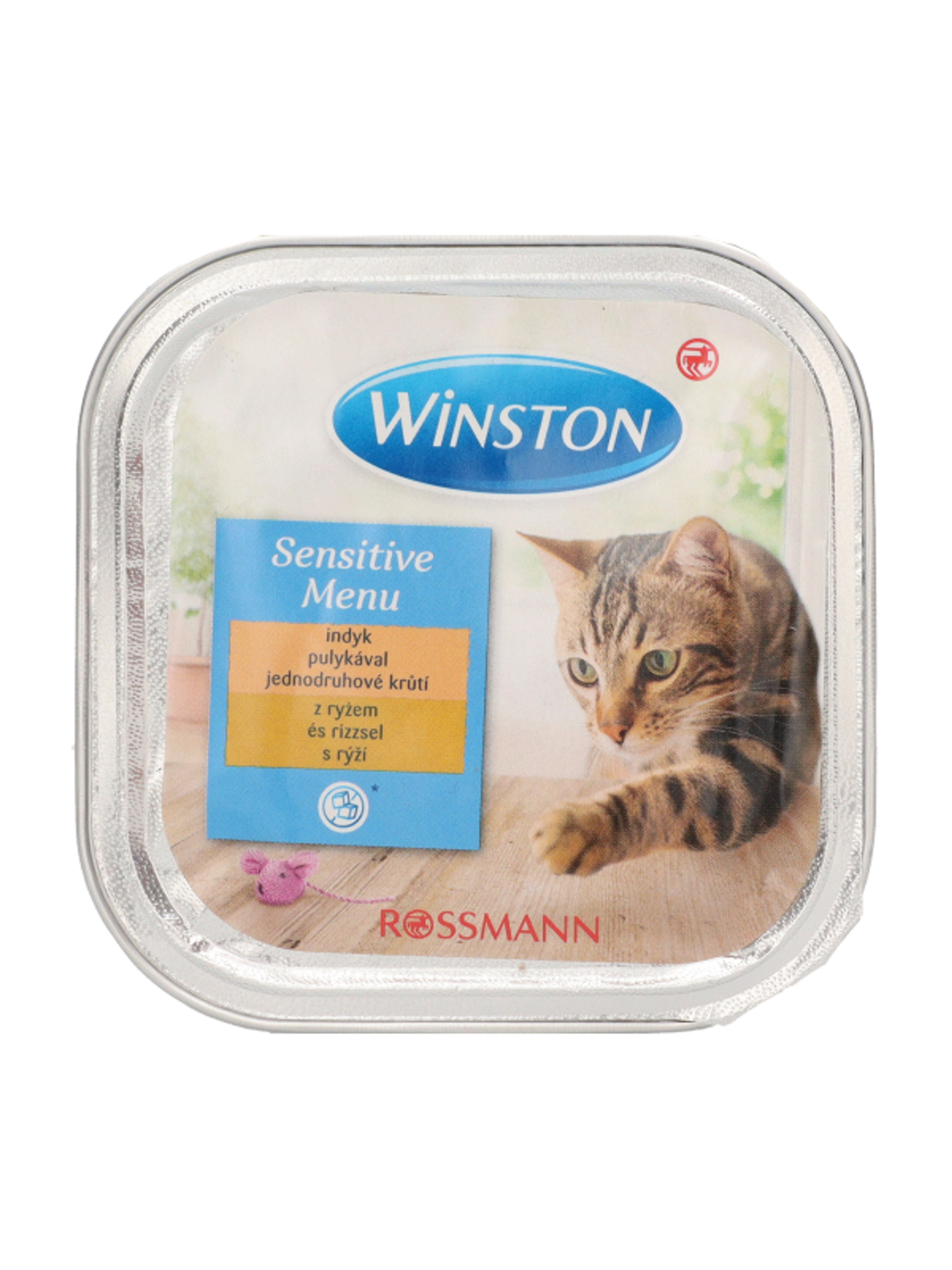Winston Fenséges Menü alutál macskáknak, pulykahús rizzsel - 100 g-2