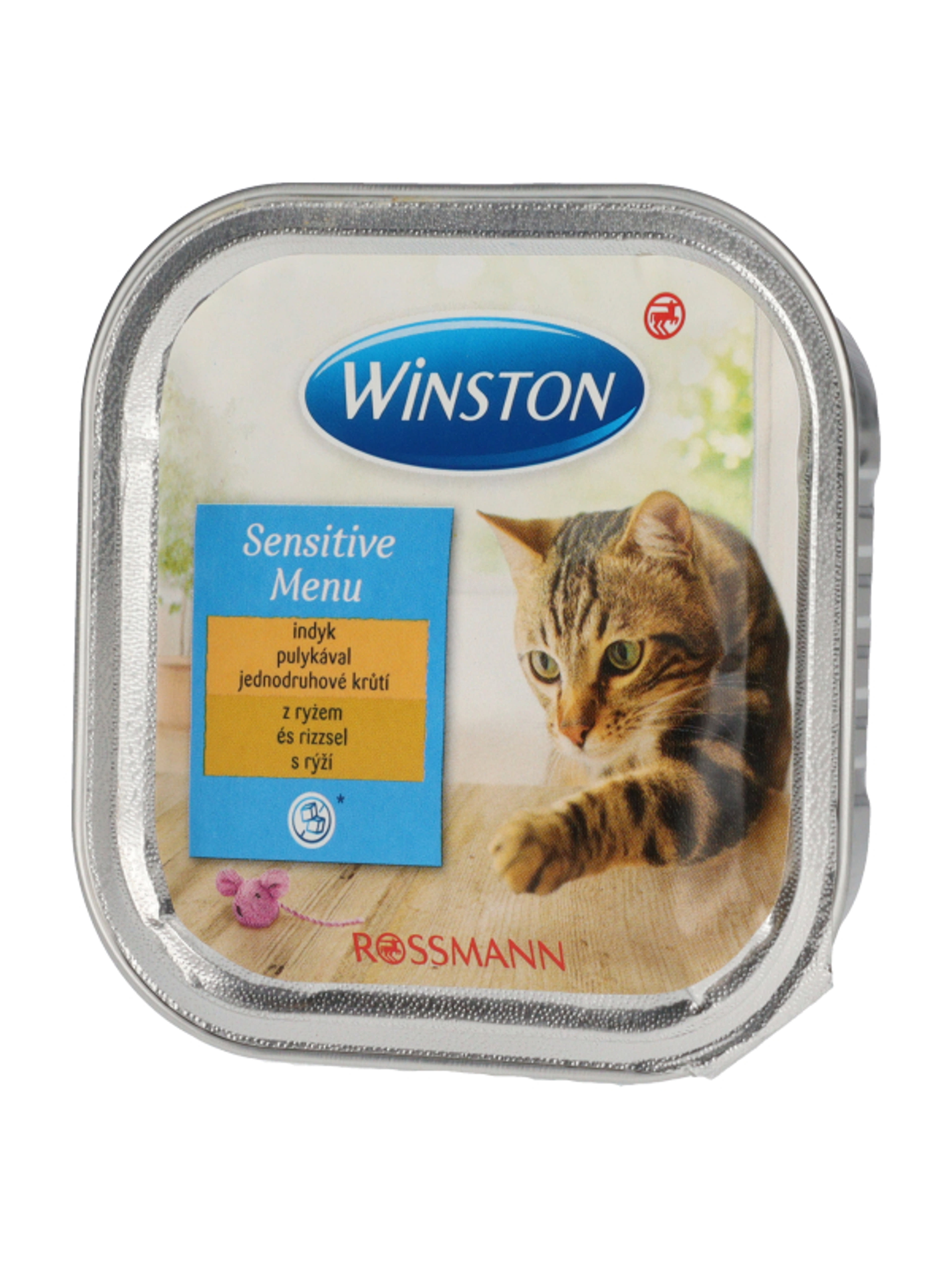 Winston Fenséges Menü alutál macskáknak, pulykahús rizzsel - 100 g-3