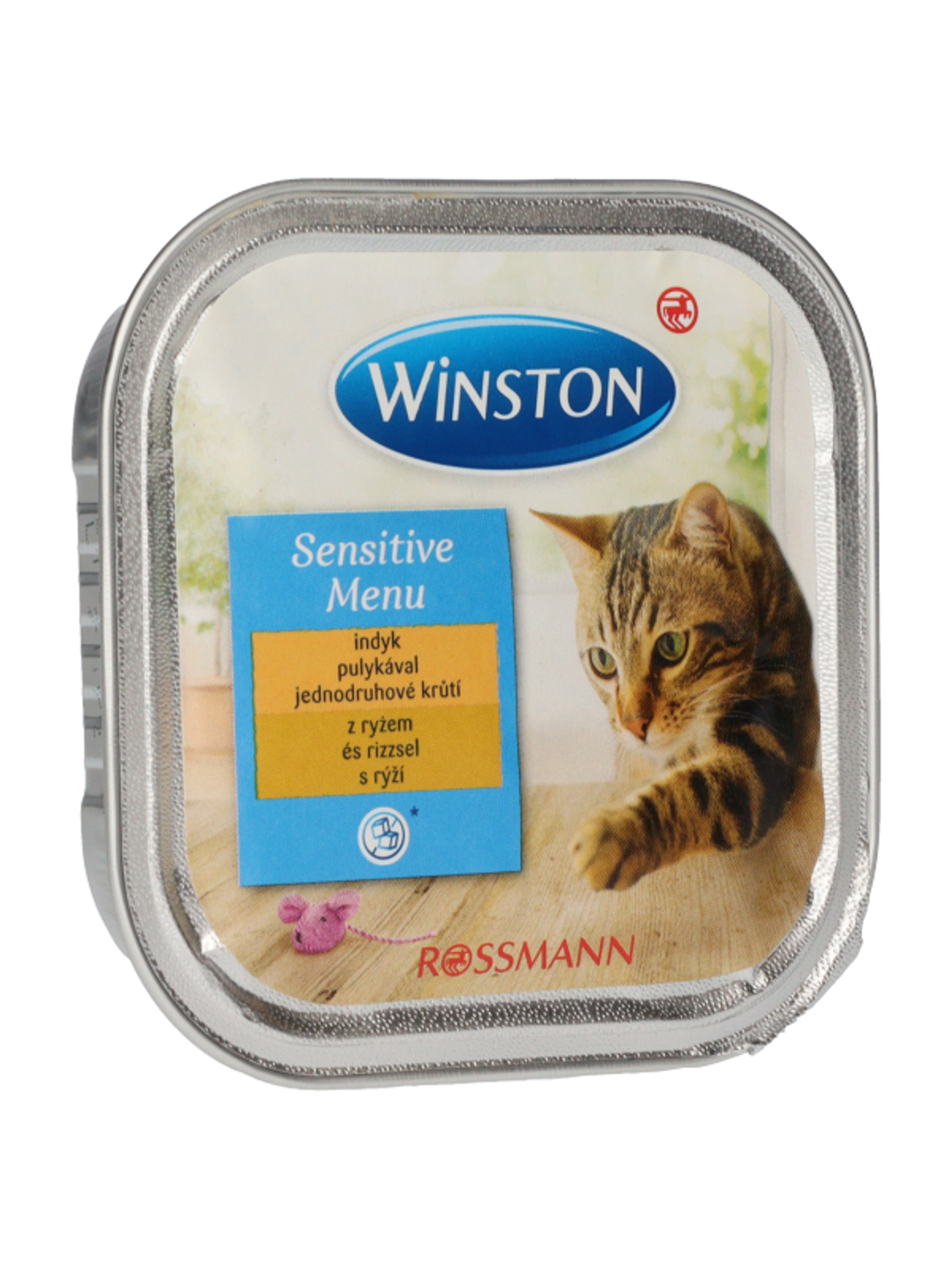 Winston Fenséges Menü alutál macskáknak, pulykahús rizzsel - 100 g-4