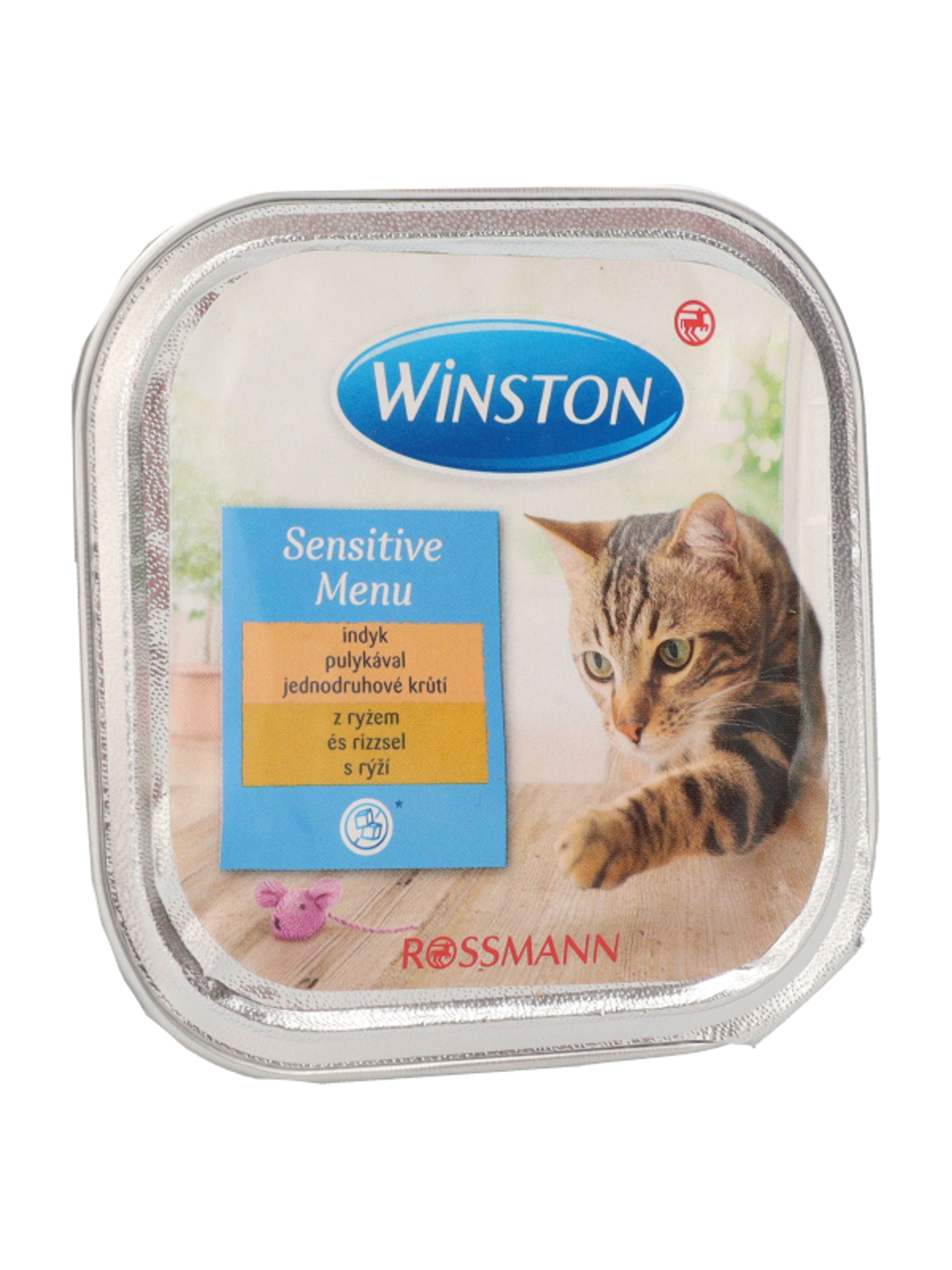 Winston Fenséges Menü alutál macskáknak, pulykahús rizzsel - 100 g-4