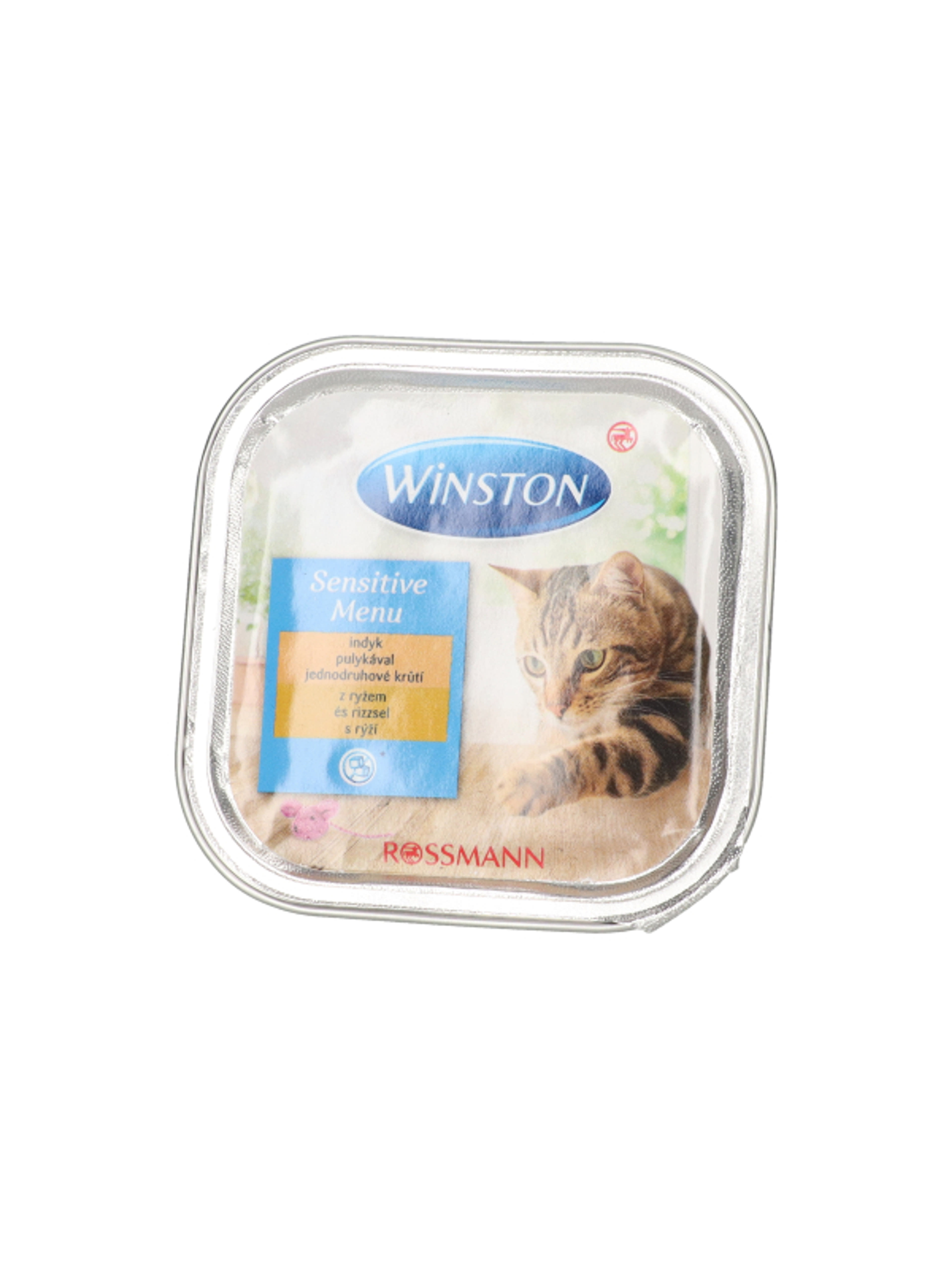 Winston Fenséges Menü alutál macskáknak, pulykahús rizzsel - 100 g-4