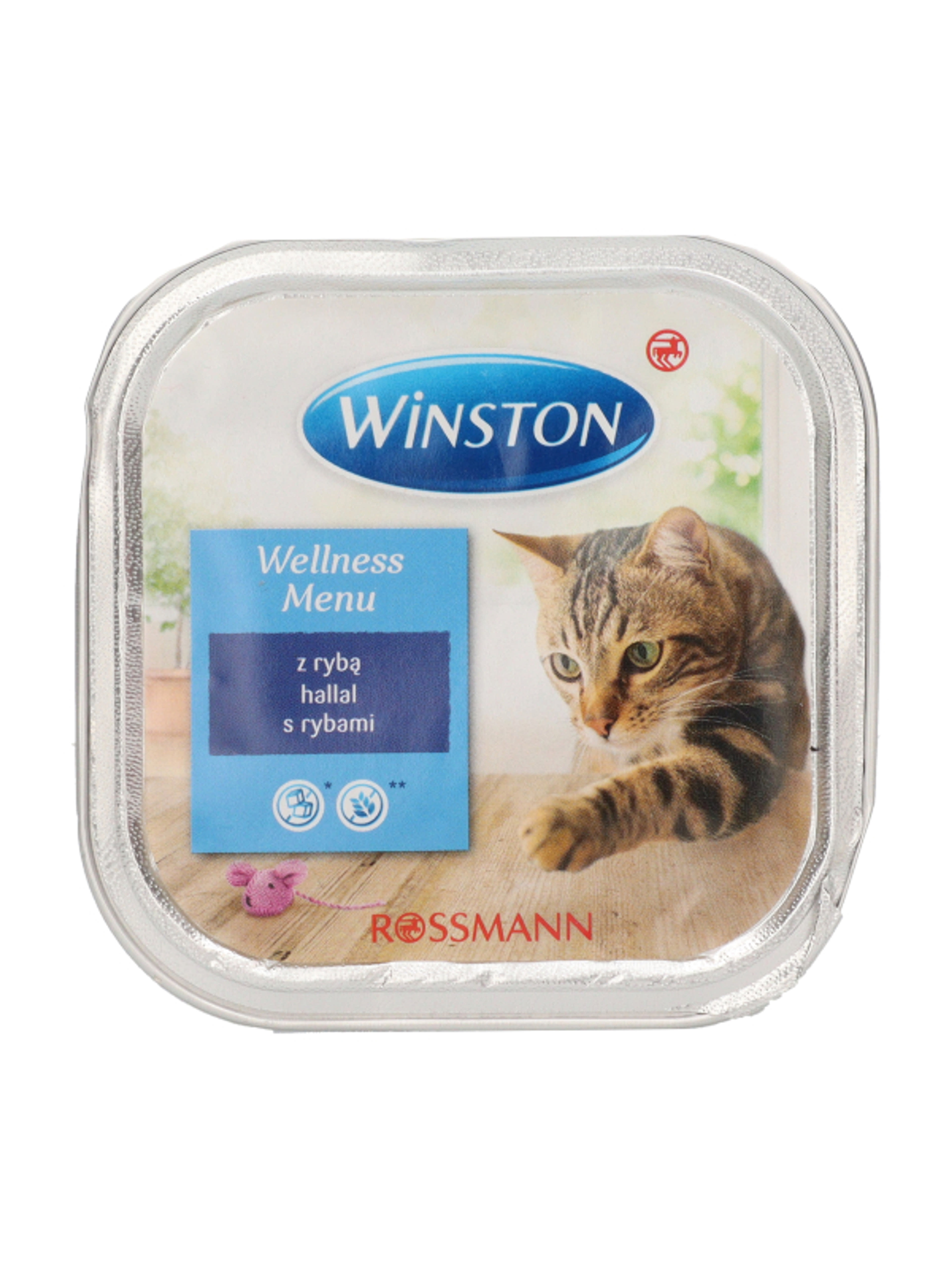 Winston Fenséges Menü alutál macskáknak, hal, omega-3 - 100 g-2