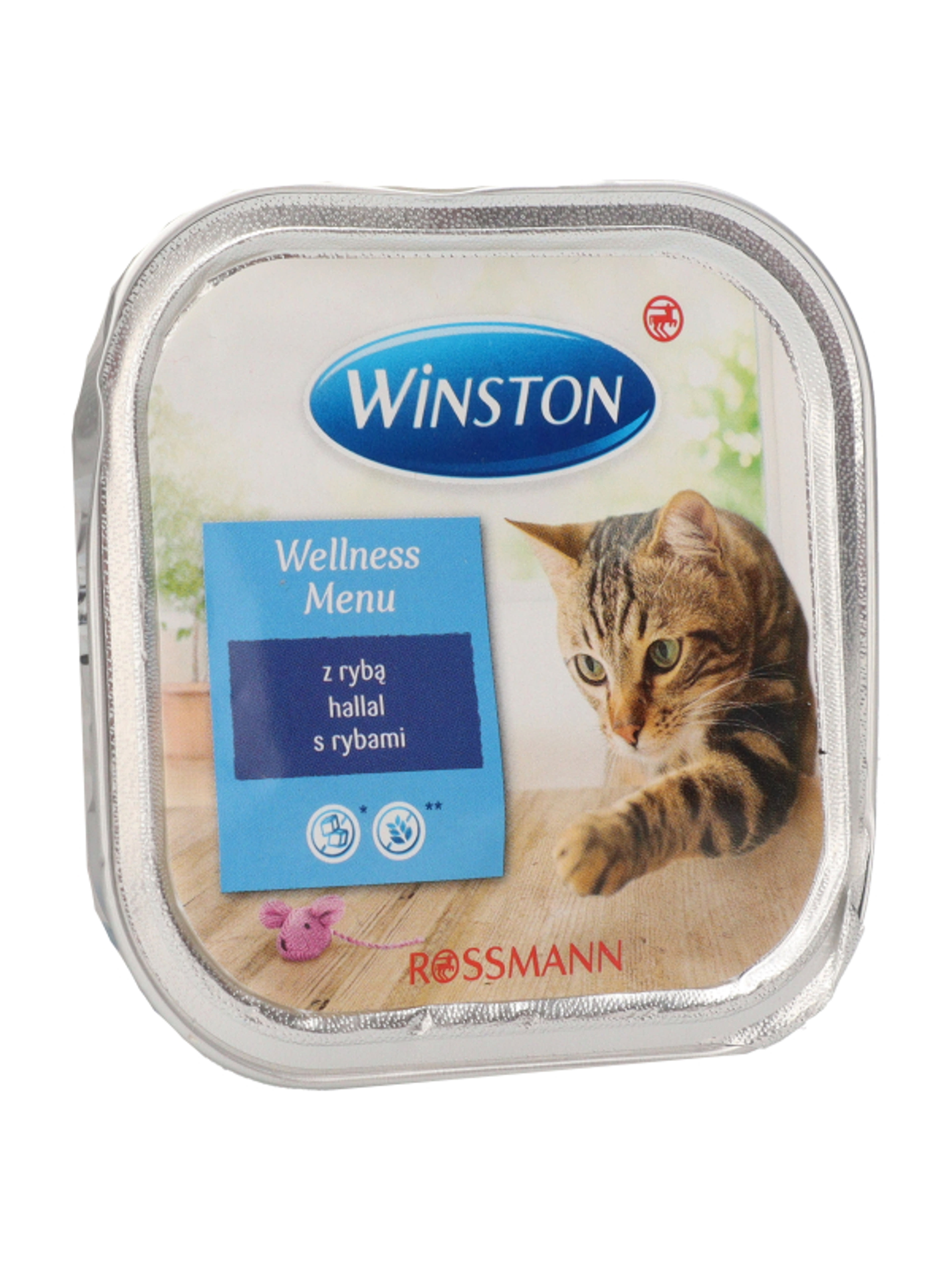 Winston Fenséges Menü alutál macskáknak, hal, omega-3 - 100 g-4