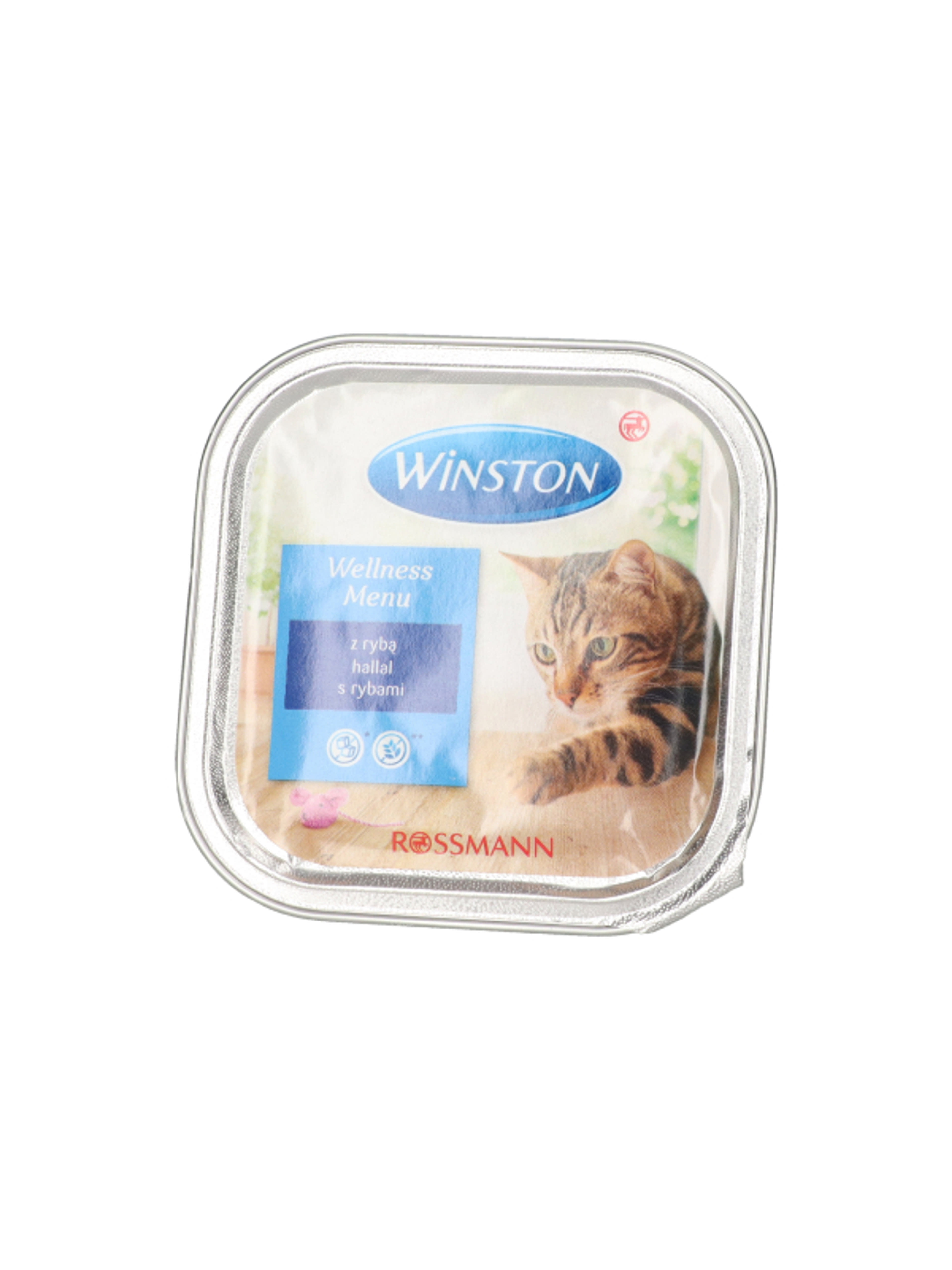 Winston Fenséges Menü alutál macskáknak, hal, omega-3 - 100 g-4