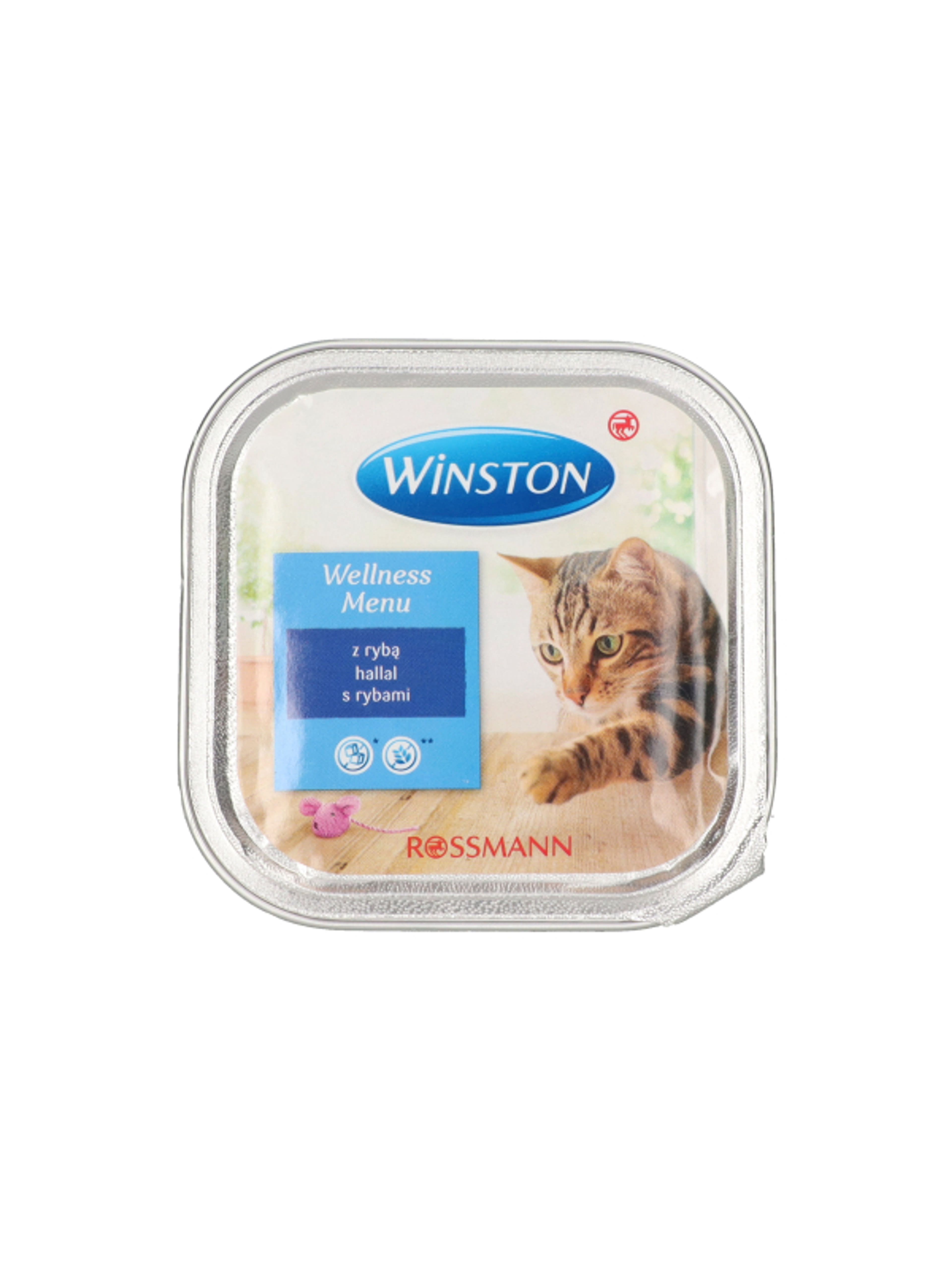 Winston Fenséges Menü alutál macskáknak, hal, omega-3 - 100 g-1