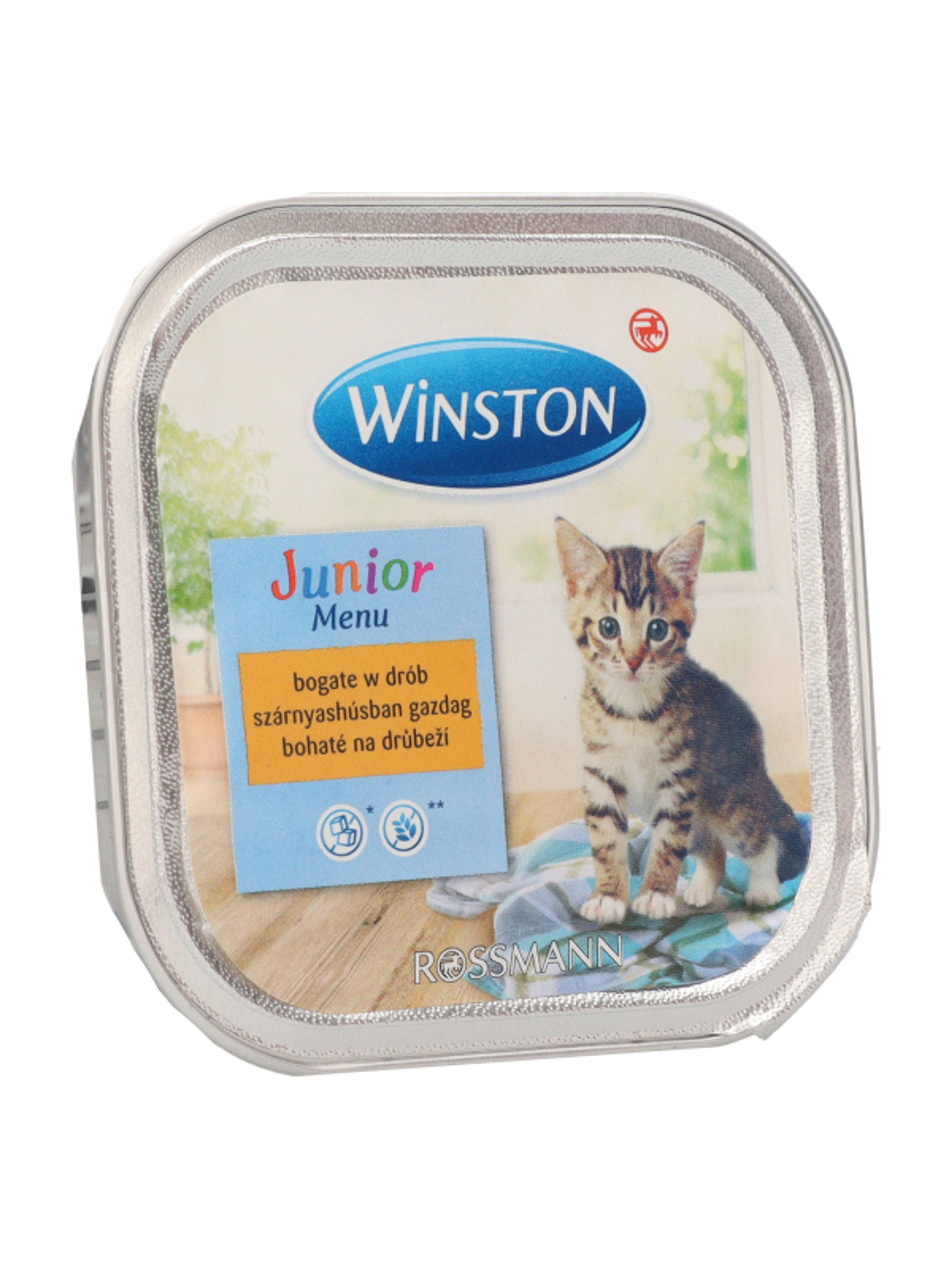 Winston Fenséges Menü Junior alutál macskáknak, szárnyashús - 100 g-5