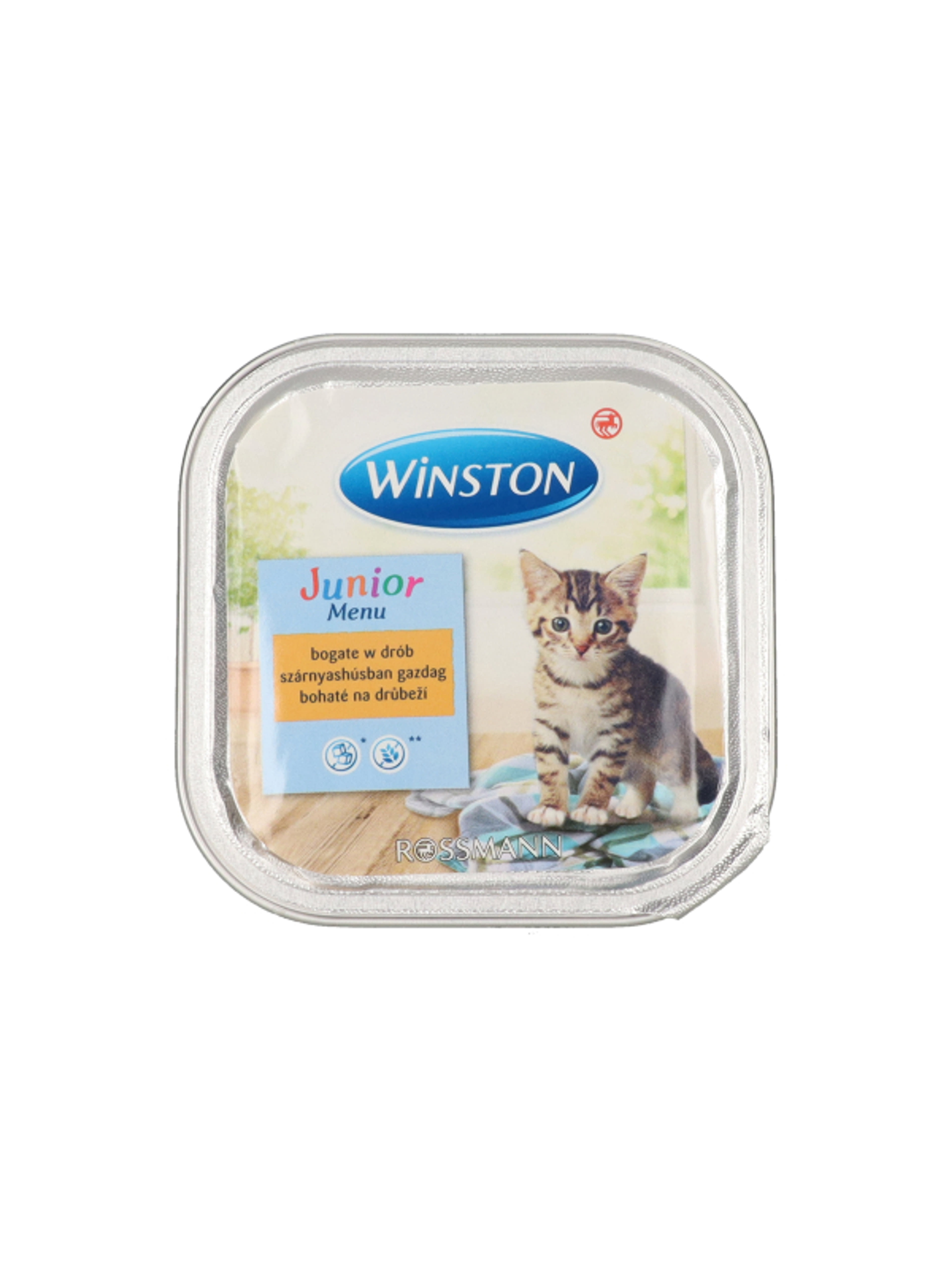 Winston Fenséges Menü Junior alutál macskáknak, szárnyashús - 100 g-2