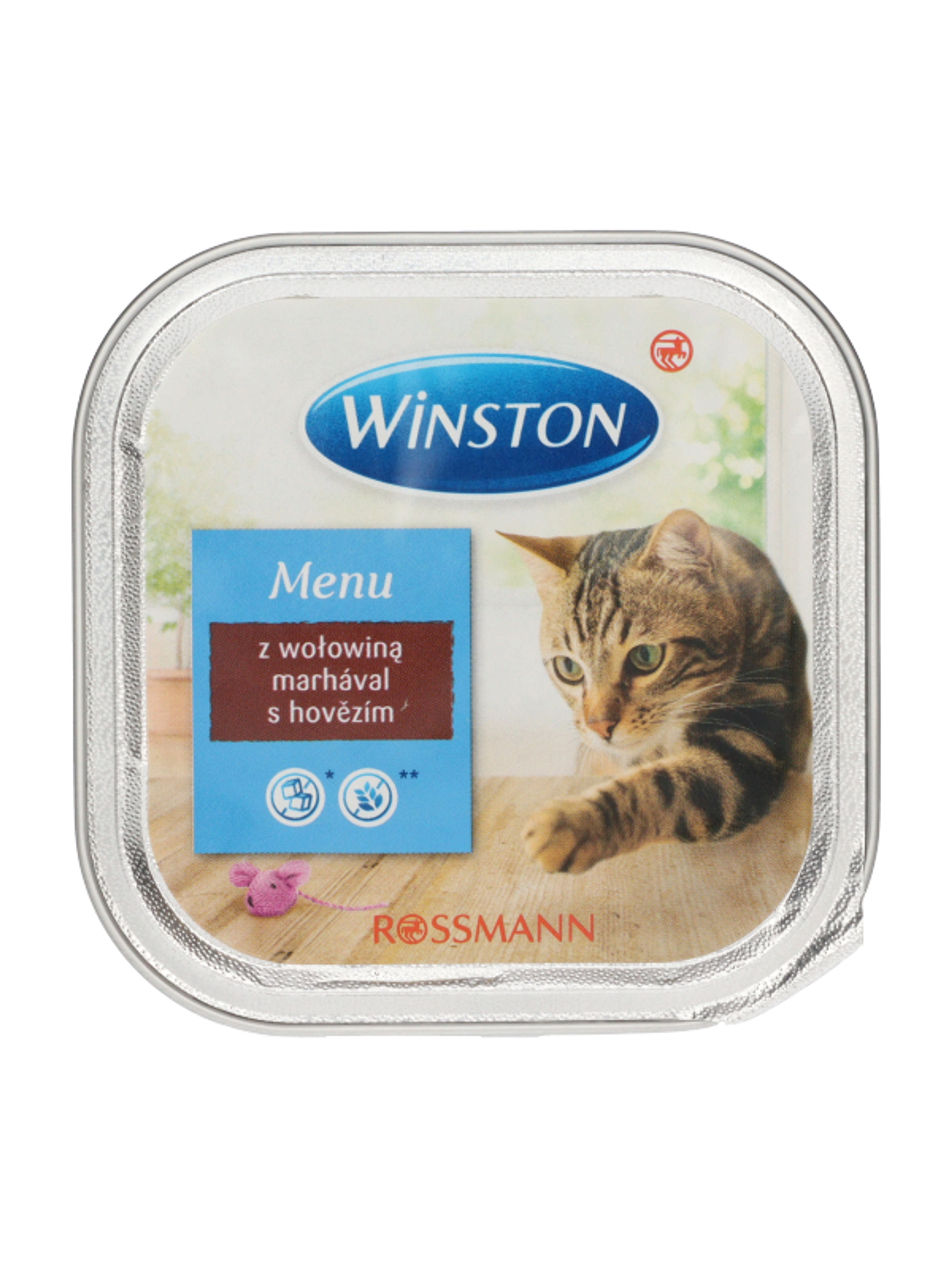 Winston Fenséges Menü alutál macskáknak, marhahússal - 100 g-2