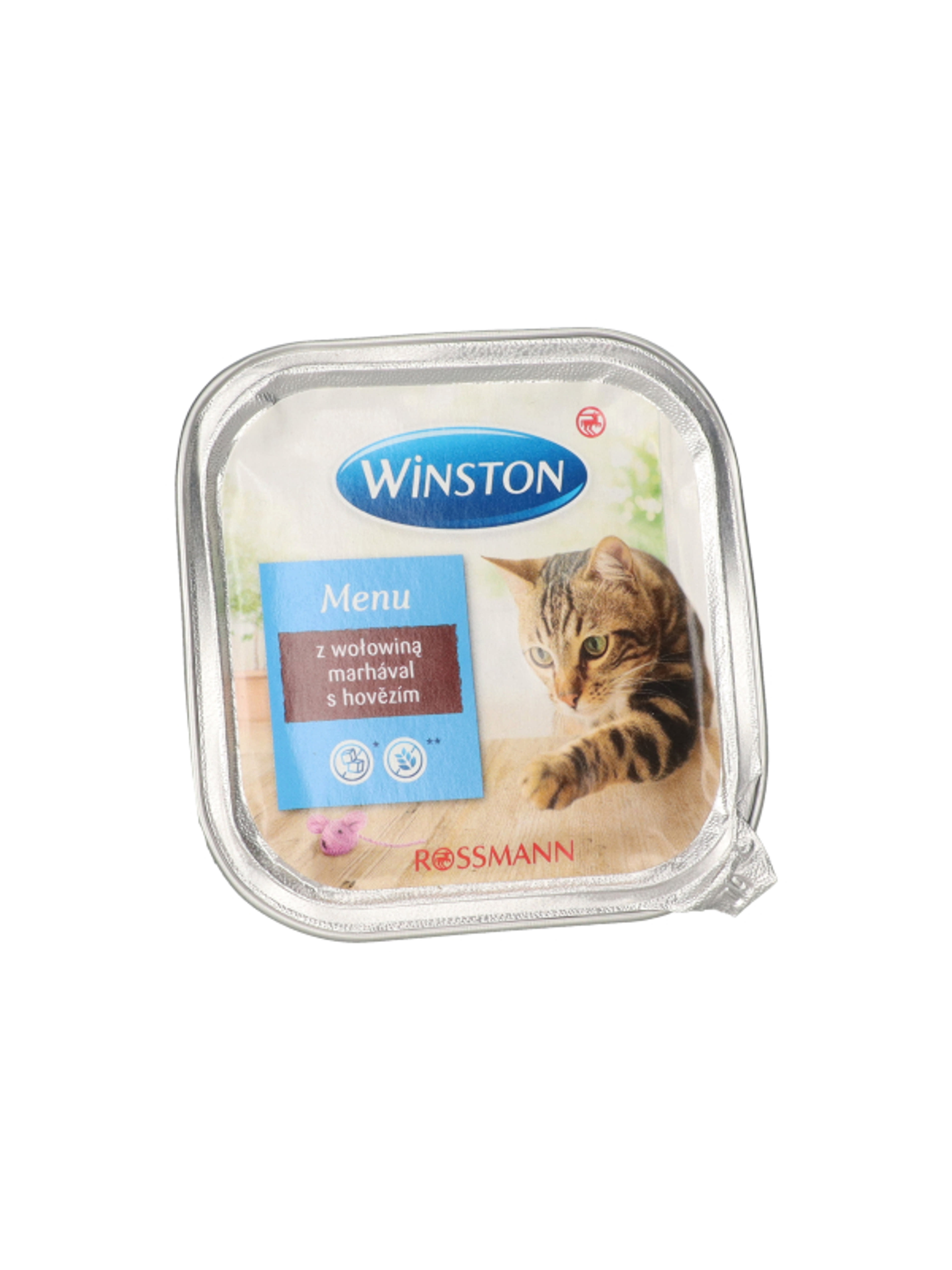 Winston Fenséges Menü alutál macskáknak, marhahússal - 100 g-2