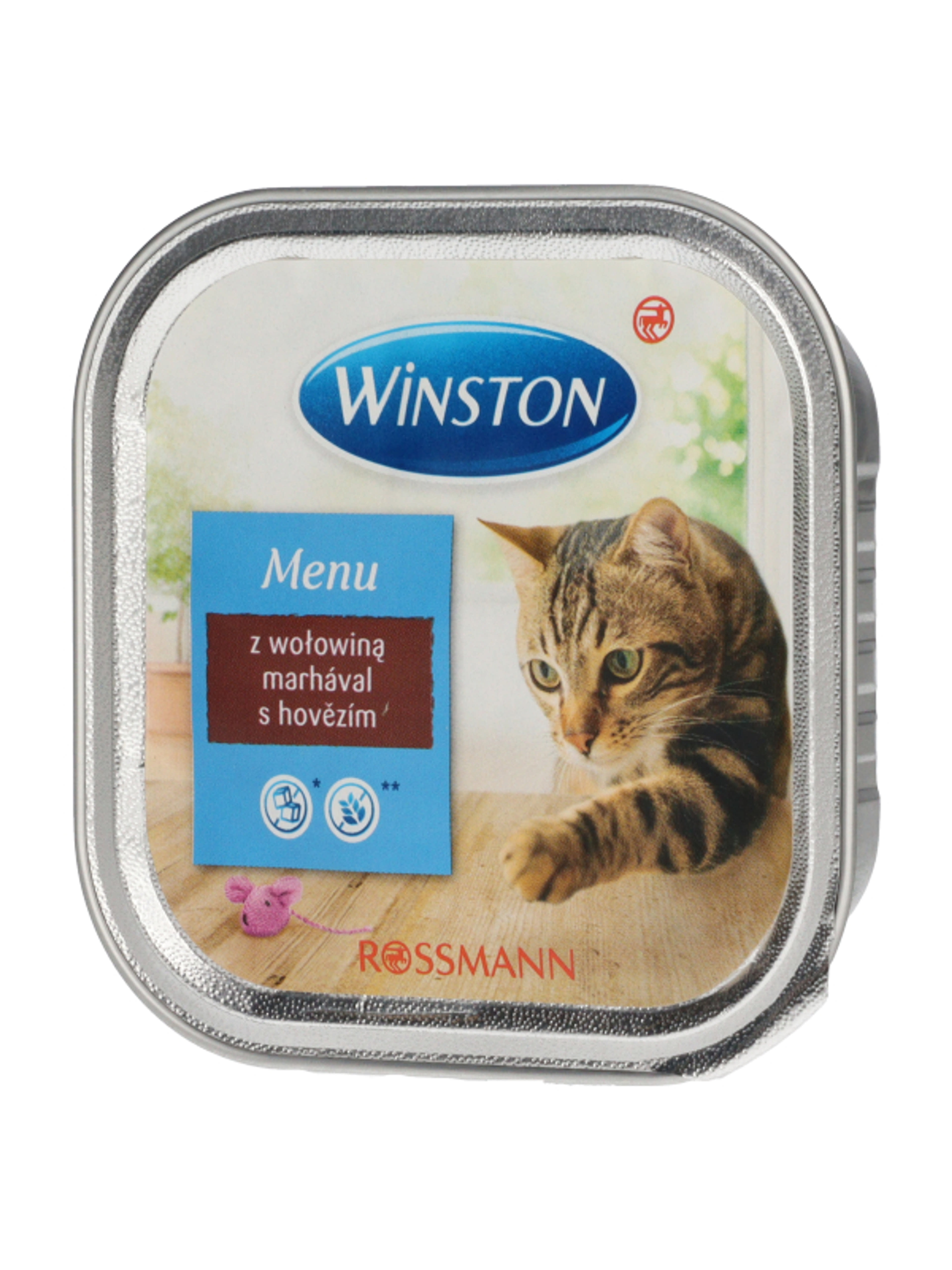 Winston Fenséges Menü alutál macskáknak, marhahússal - 100 g-3