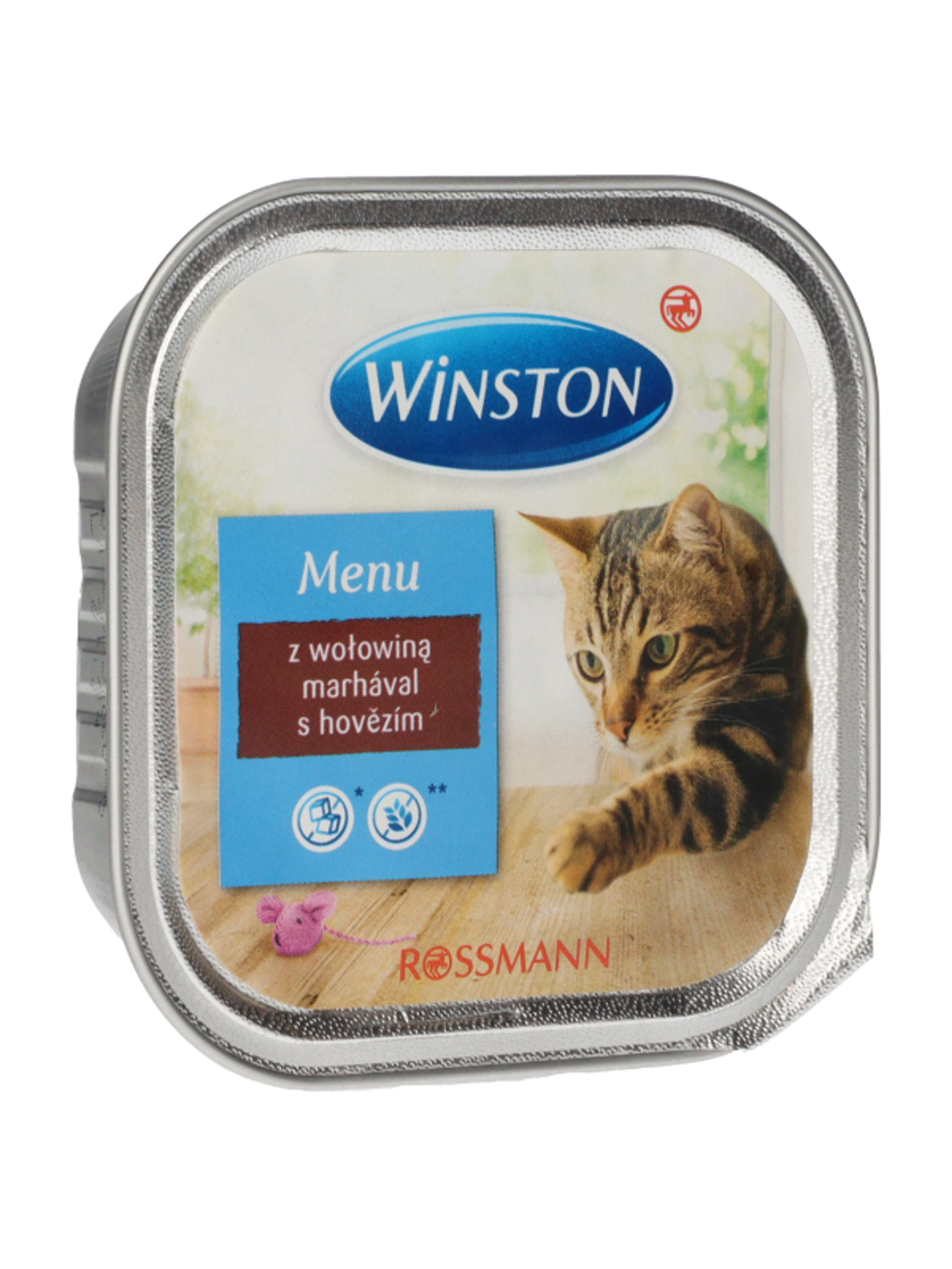 Winston Fenséges Menü alutál macskáknak, marhahússal - 100 g-4