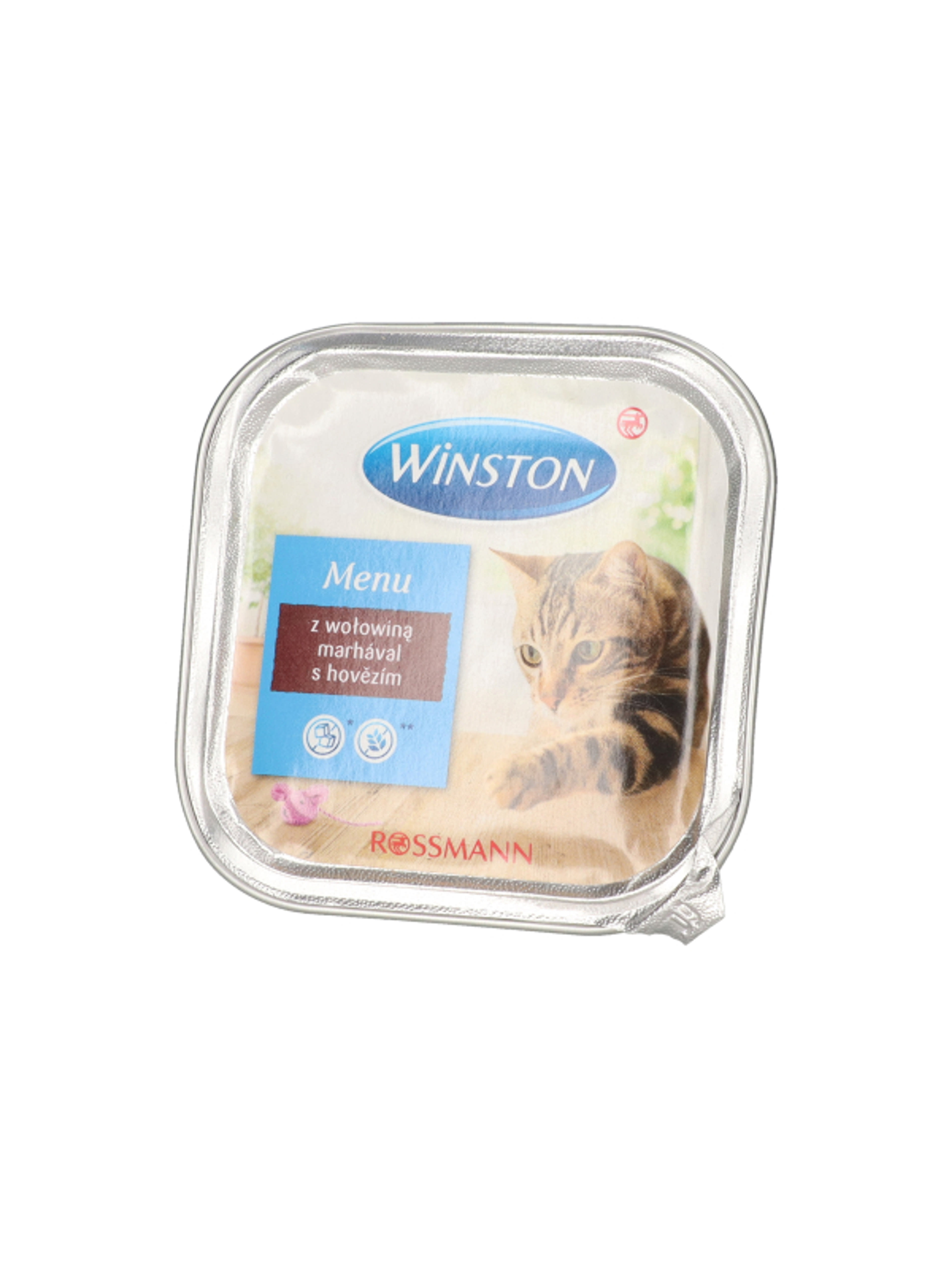 Winston Fenséges Menü alutál macskáknak, marhahússal - 100 g-4