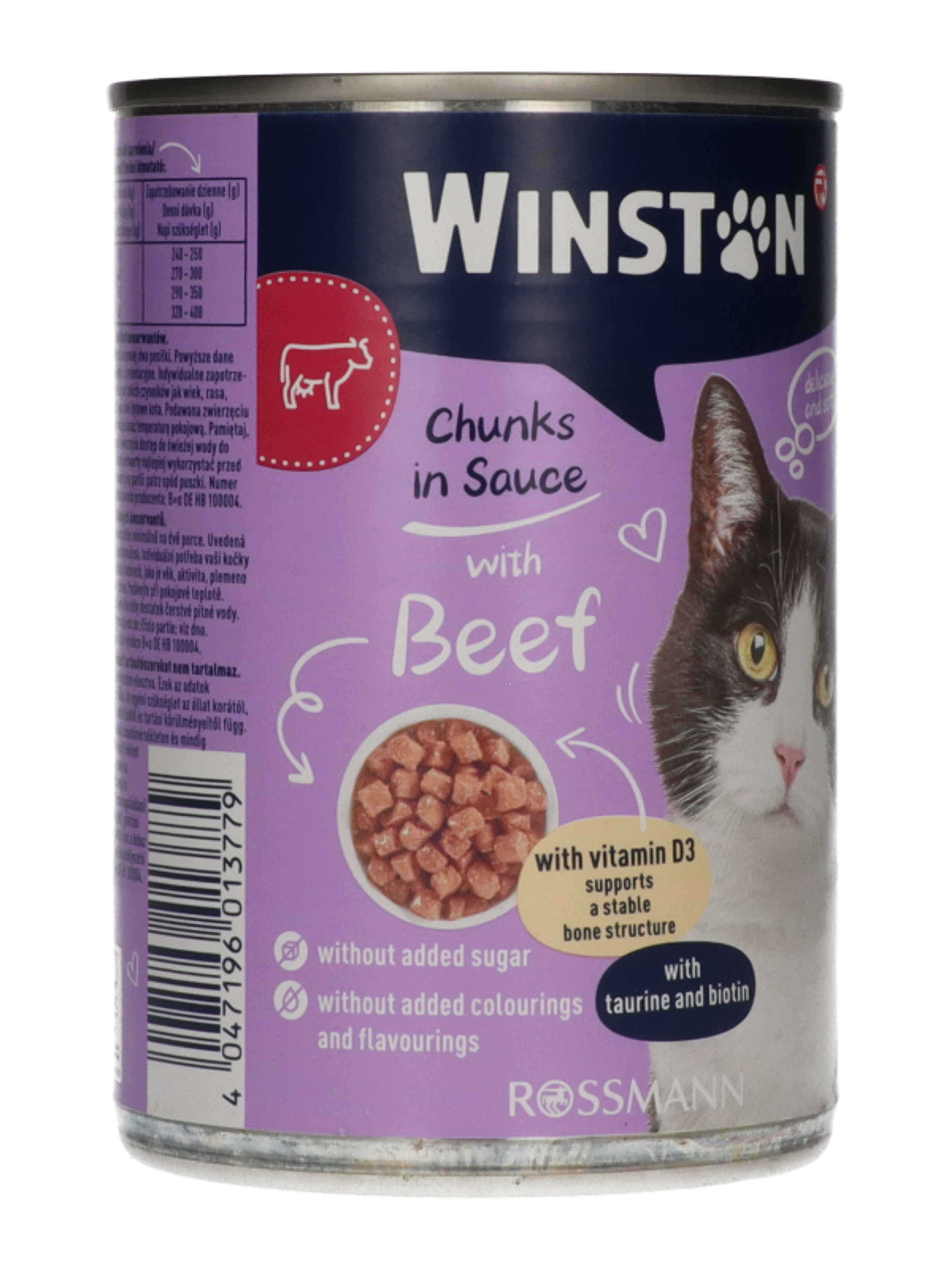 Winston konzerv macskáknak, marhahússal - 400 g-7