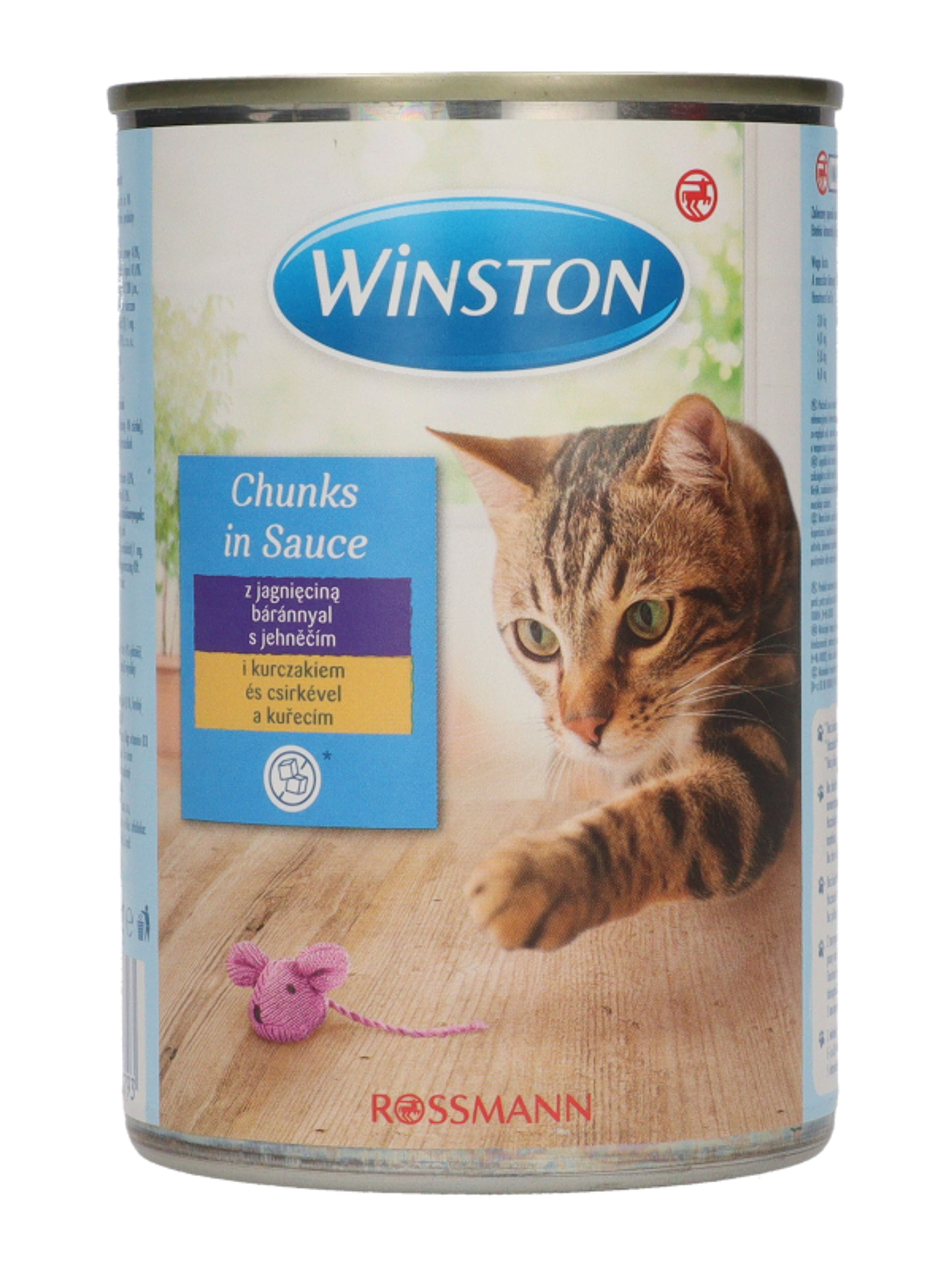 Winston konzerv macskáknak, bárány és csirkehússal - 400 g-4