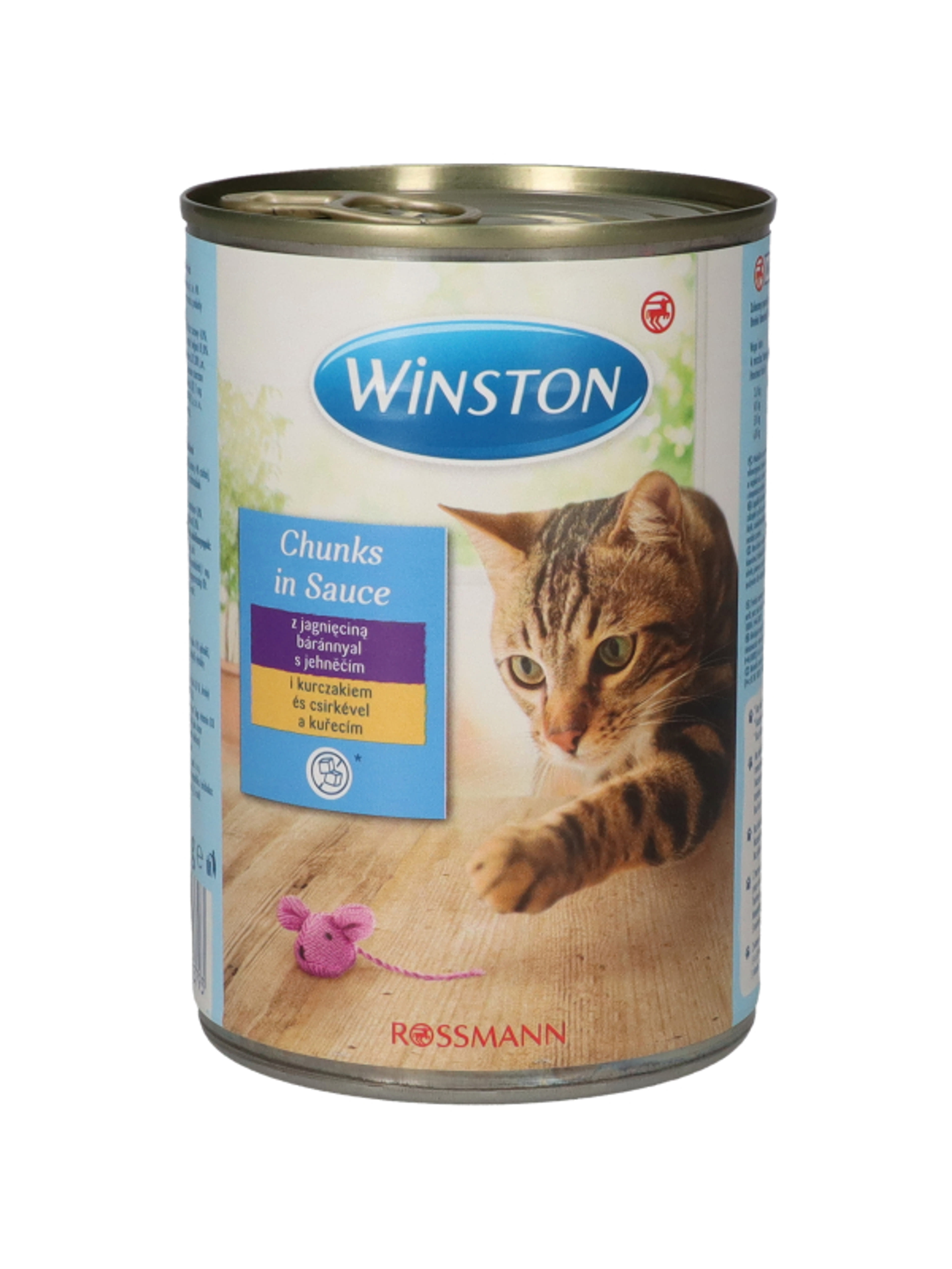 Winston konzerv macskáknak, bárány és csirkehússal - 400 g