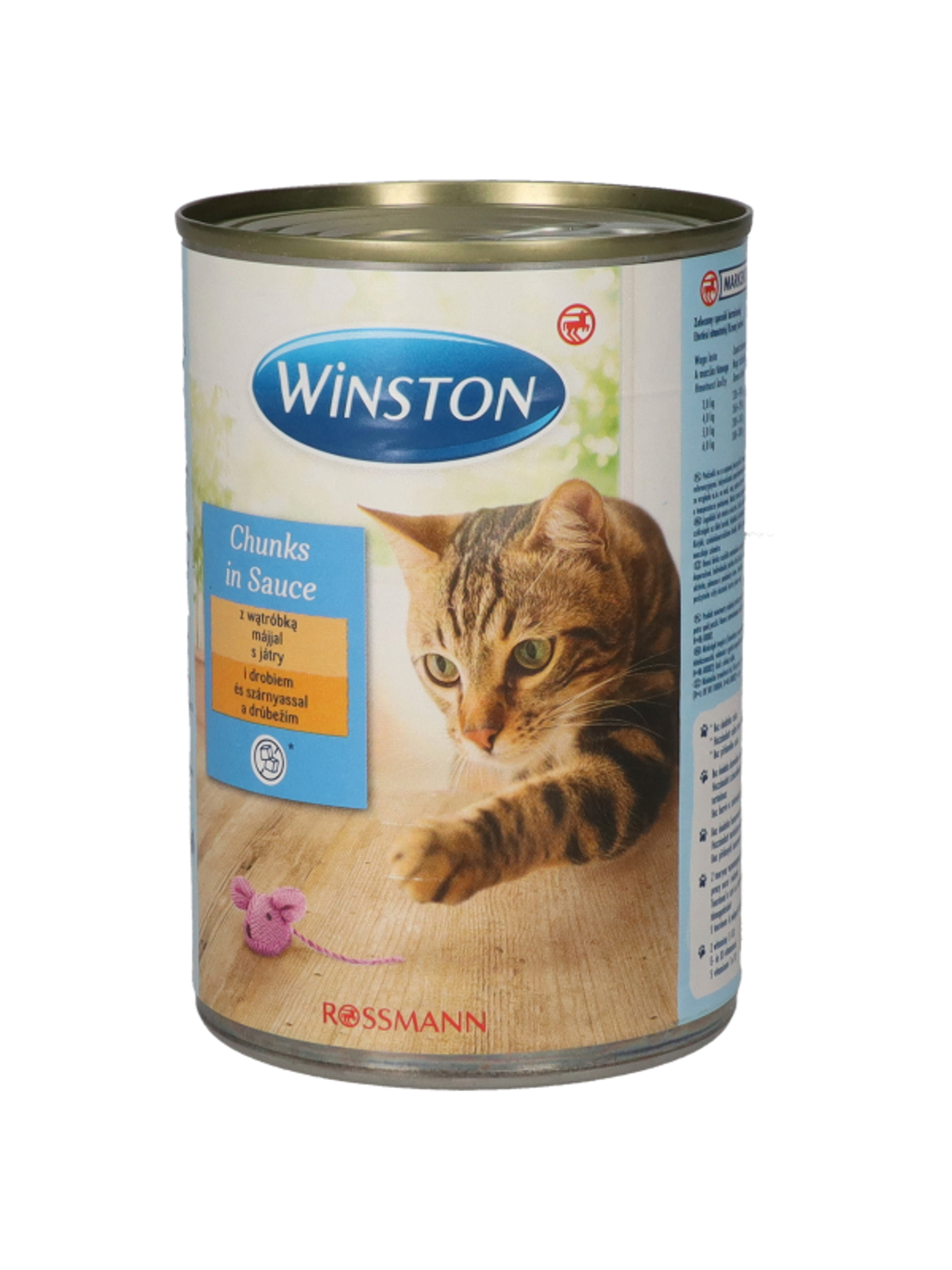 Winston konzerv macskáknak, szárnyashús és máj - 400 g-6