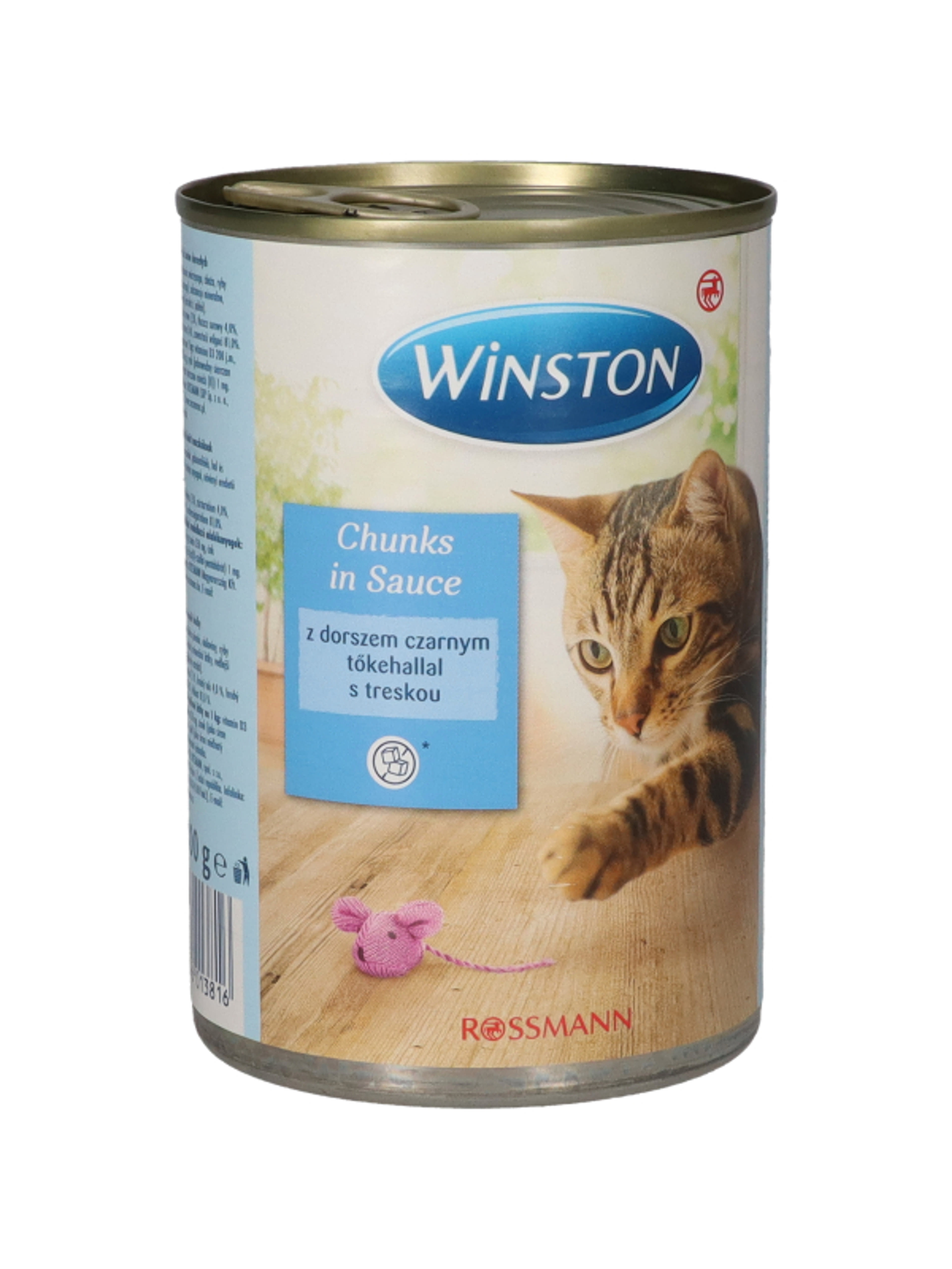 Winston konzerv macskáknak, lazaccal - 400 g-5