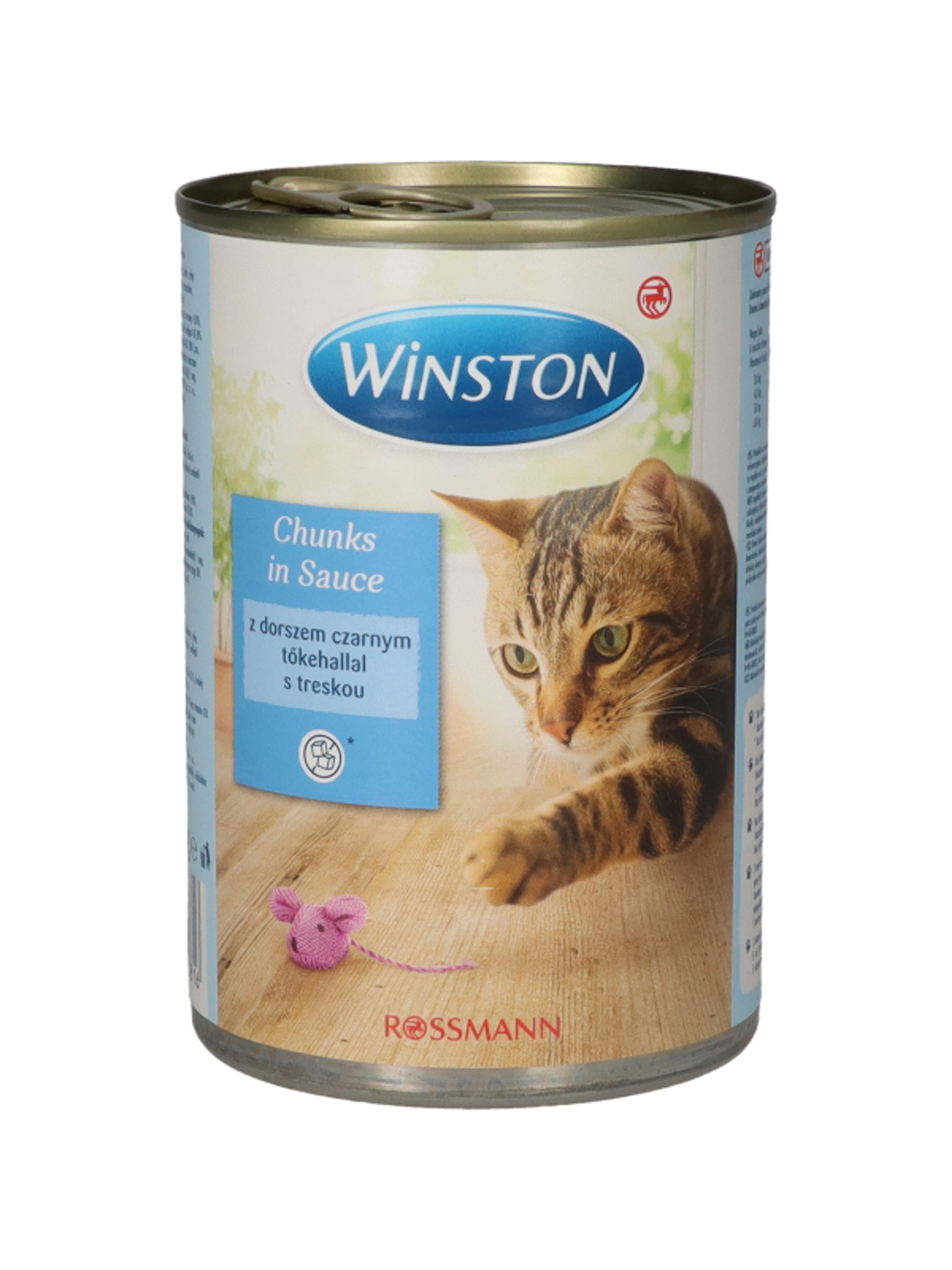 Winston konzerv macskáknak, lazaccal - 400 g-2