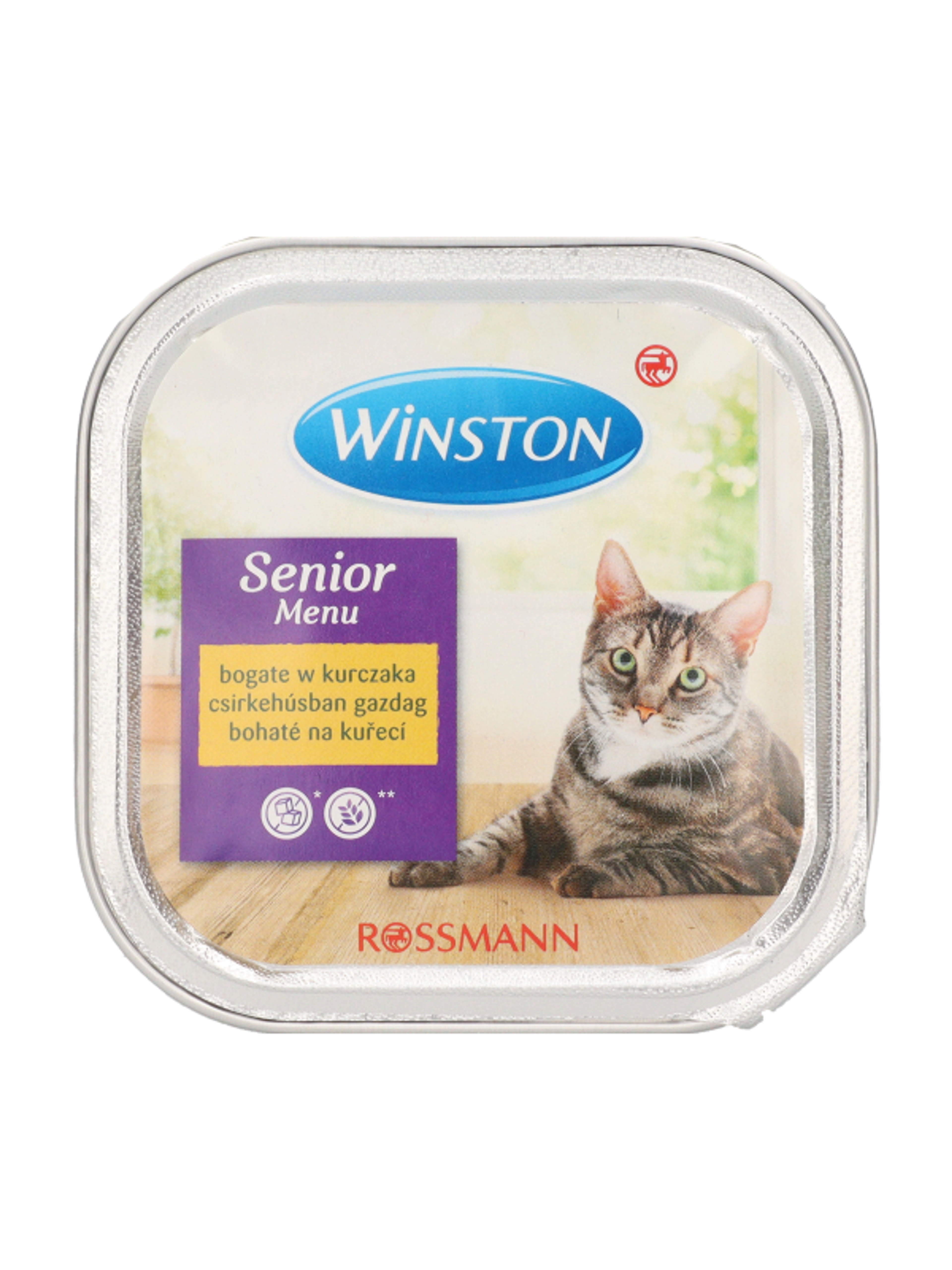 Winston Fenséges Menü alutál macskáknak, csirkehússal - 100 g-2