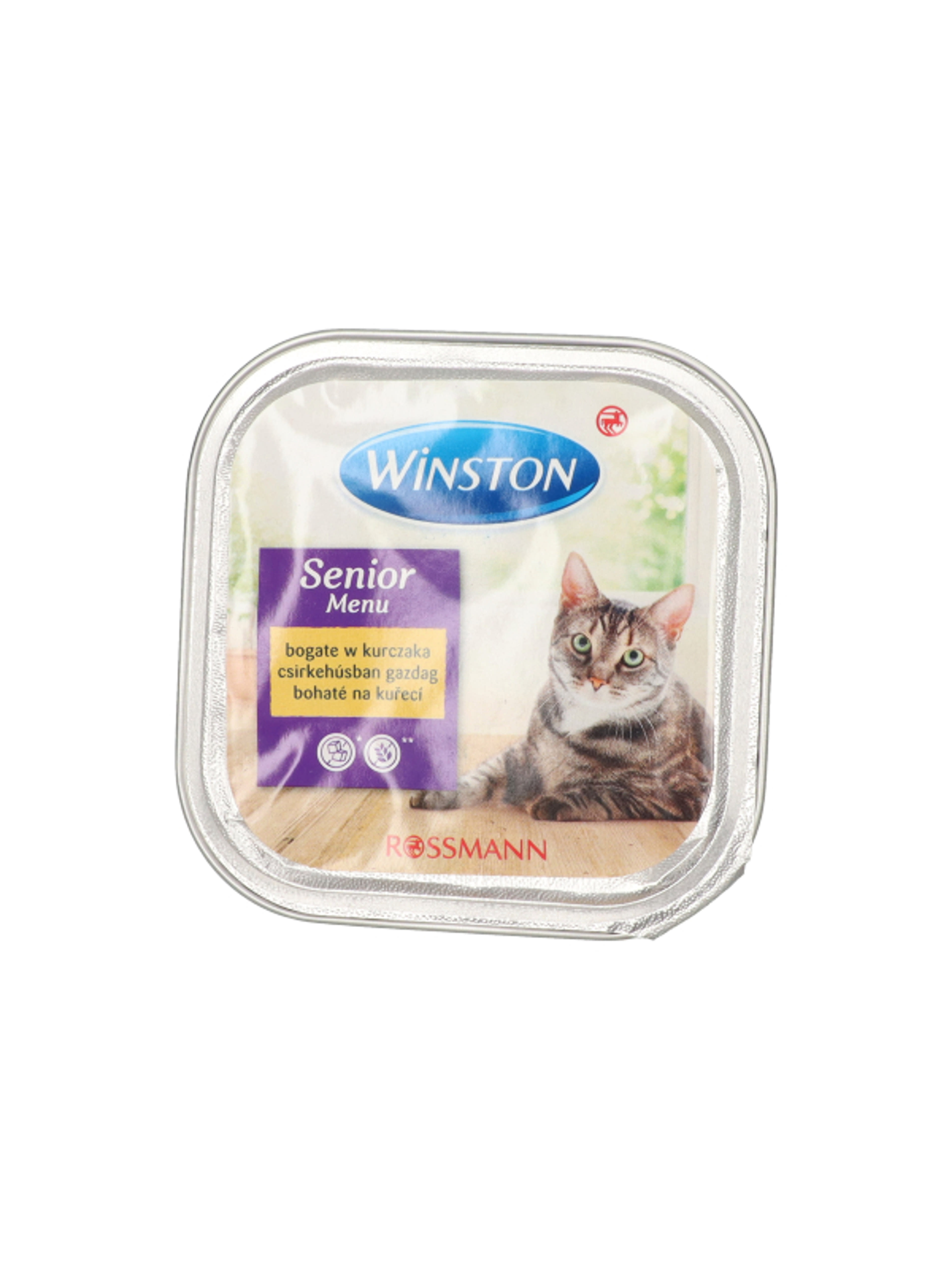 Winston Fenséges Menü alutál macskáknak, csirkehússal - 100 g-4