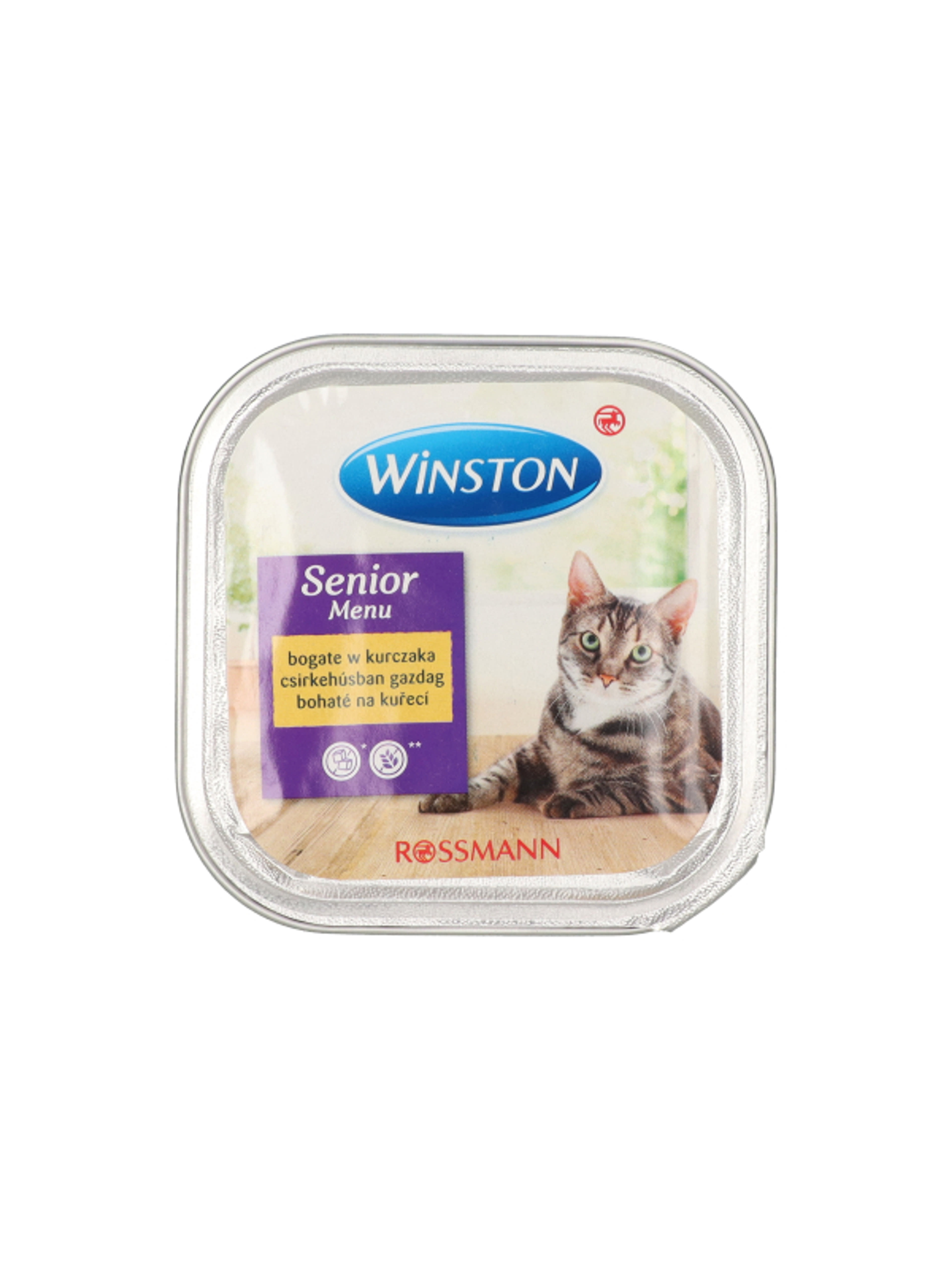 Winston Fenséges Menü alutál macskáknak, csirkehússal - 100 g-1