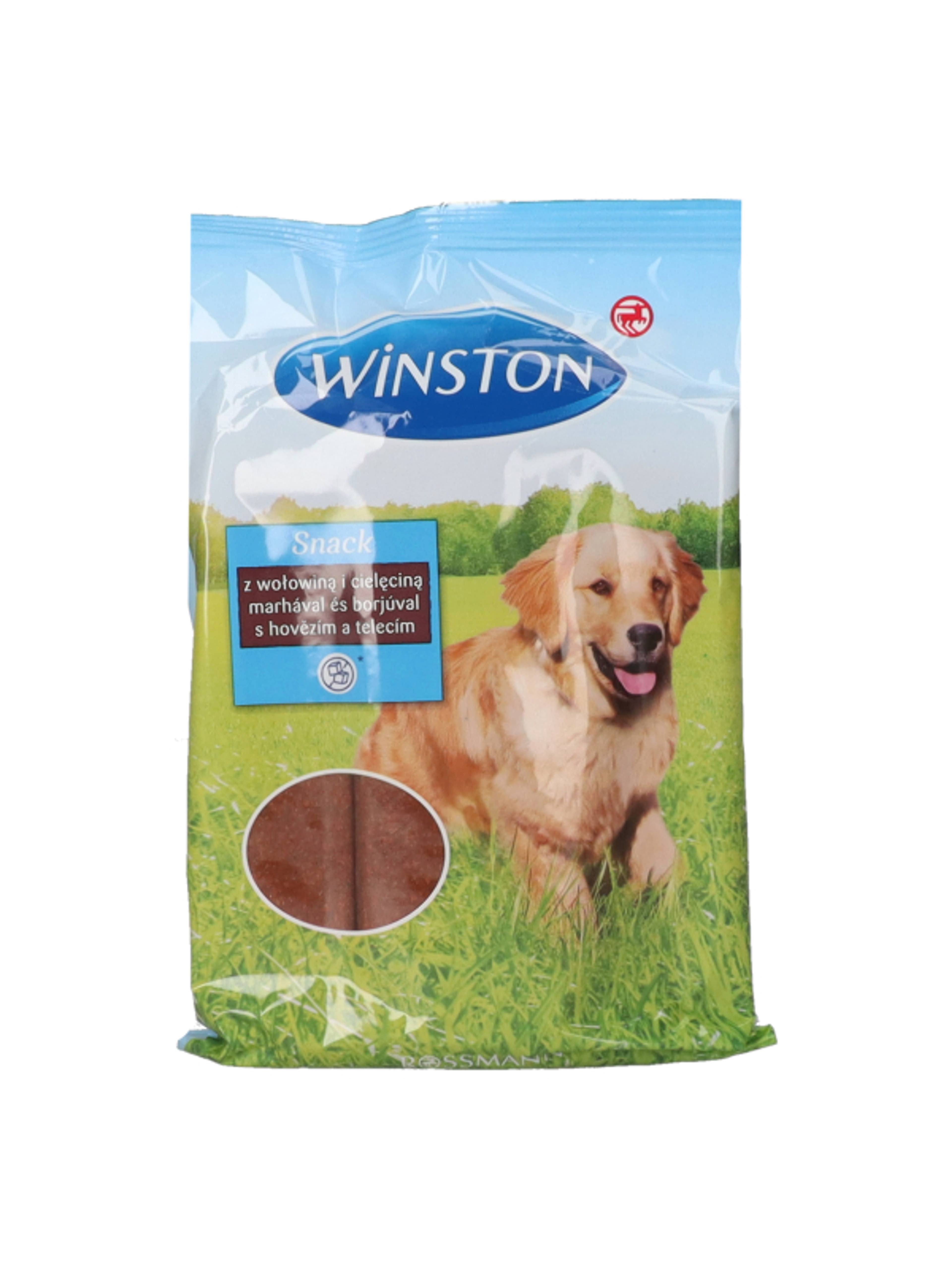 Winston jutalomfalat kutyáknak, marha és borjú hús rizzsel - 200 g