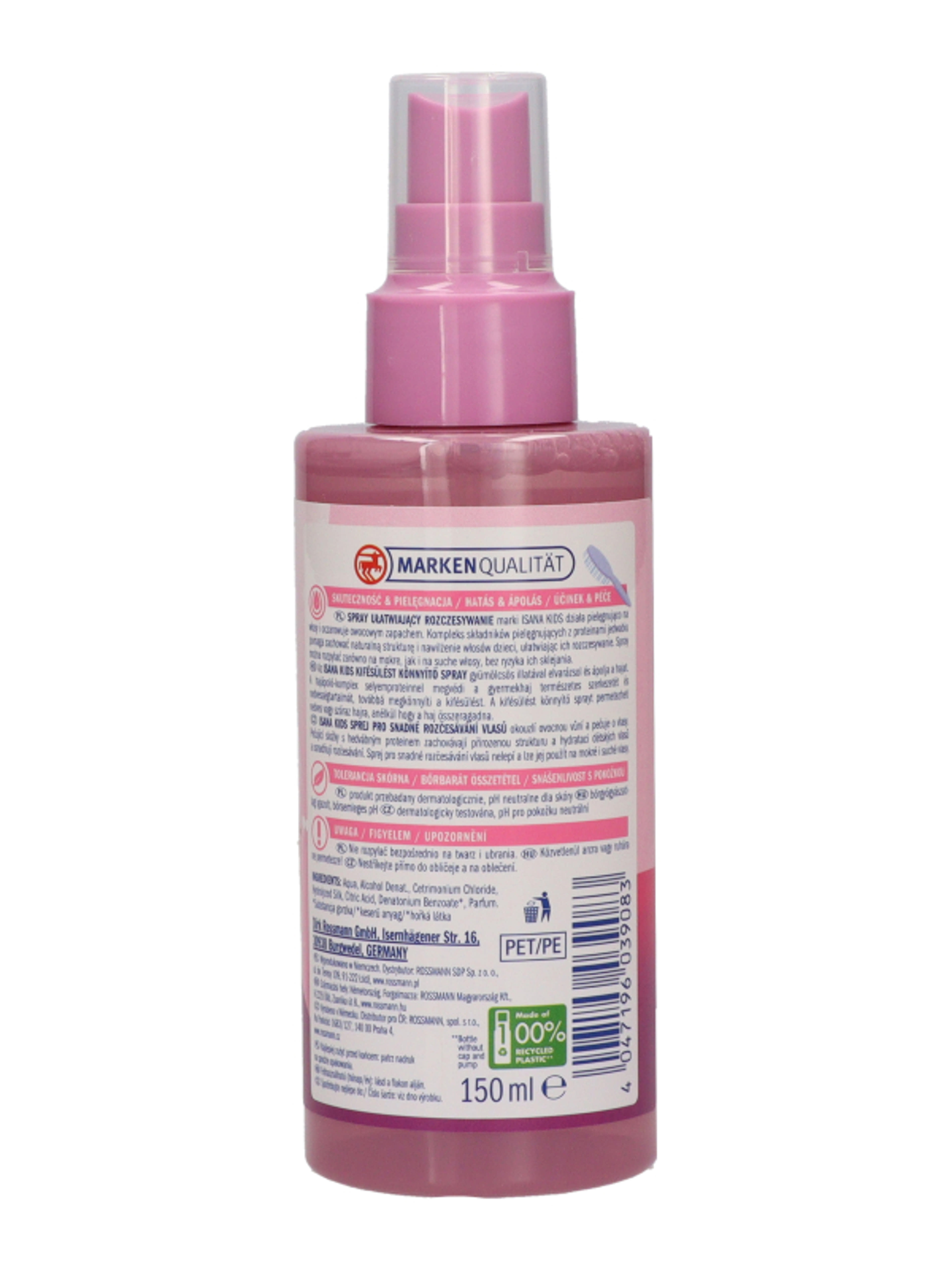 Isana Kids  Fésülést Könnyítő Spray - 150 ml-5
