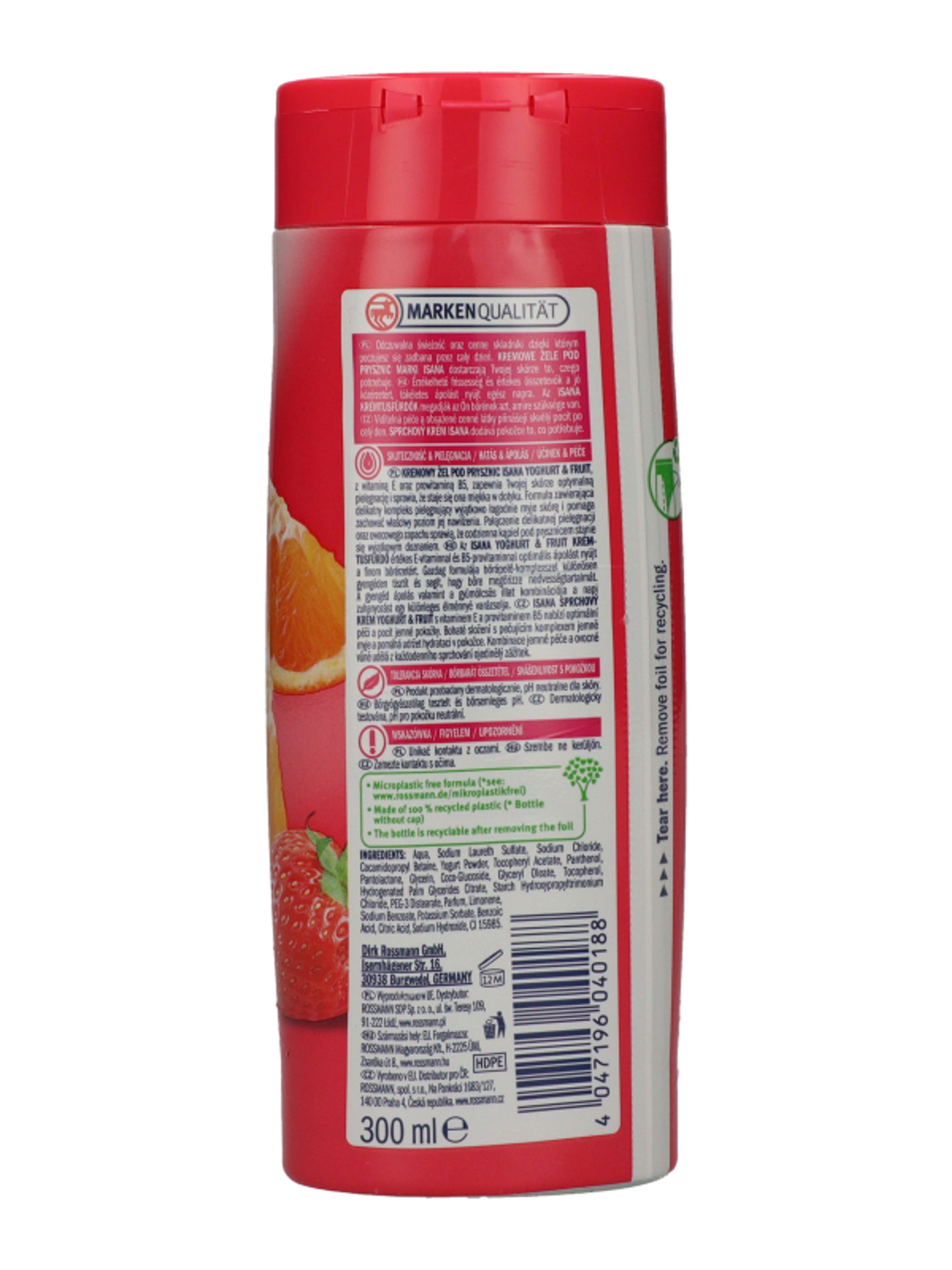 Isana vitamin és joghurt tusfürdő - 300 ml-4