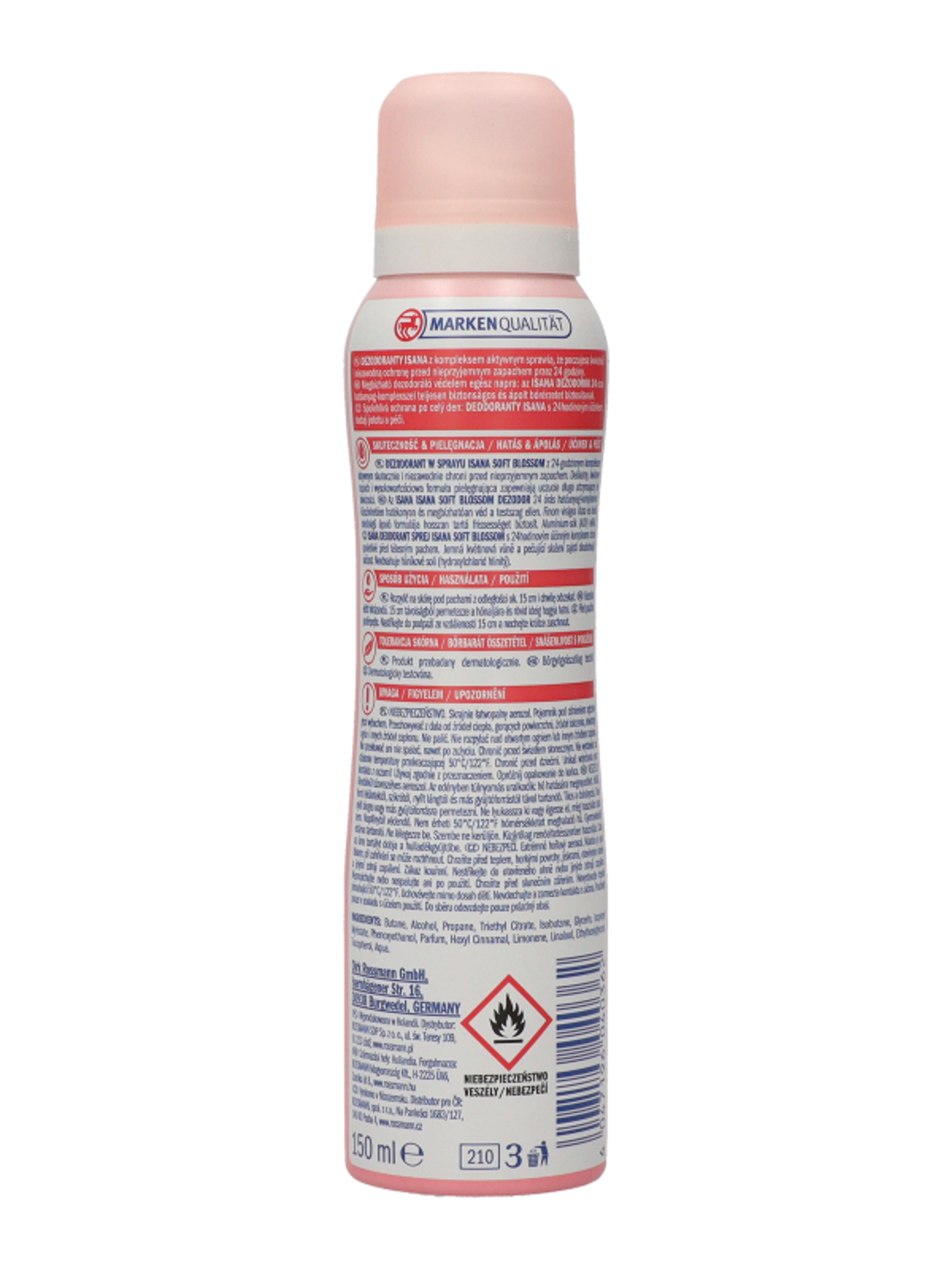 Isana Soft Blossom női dezodor - 150 ml-4