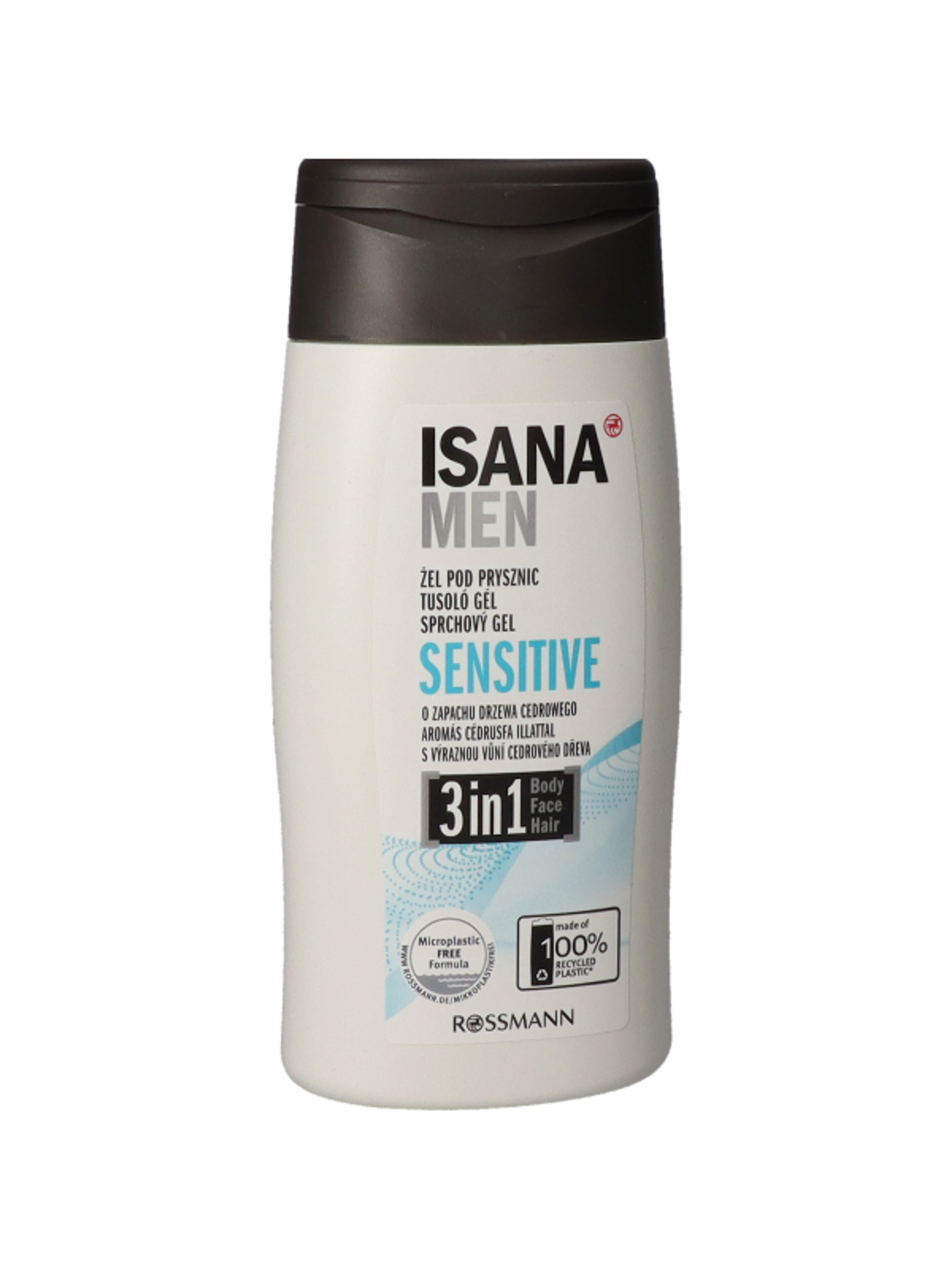 Isana Men Sensitive 2in1 tusfürdő - 300 ml-3