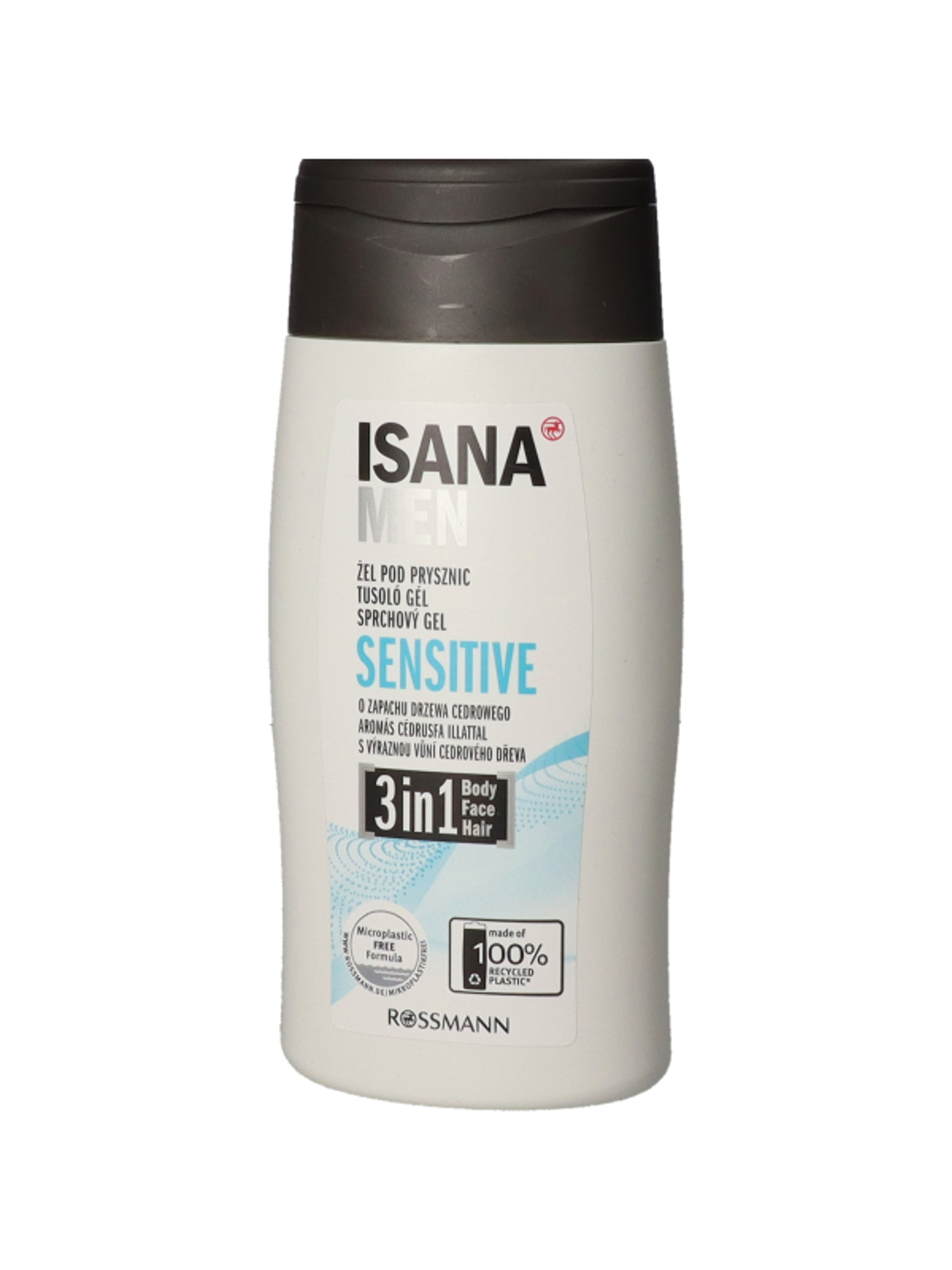 Isana Men Sensitive 2in1 tusfürdő - 300 ml-4