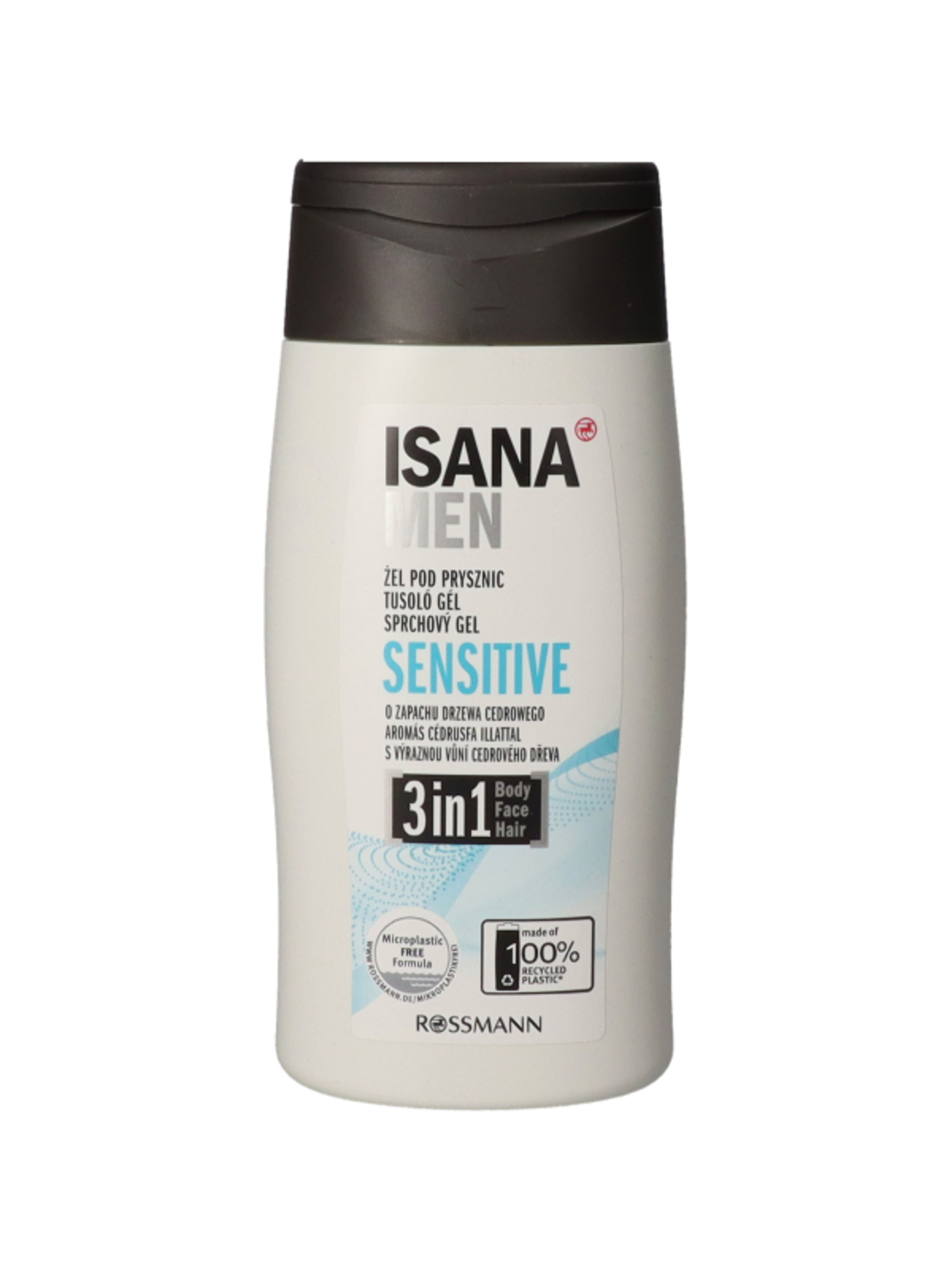 Isana Men Sensitive 2in1 tusfürdő - 300 ml-1