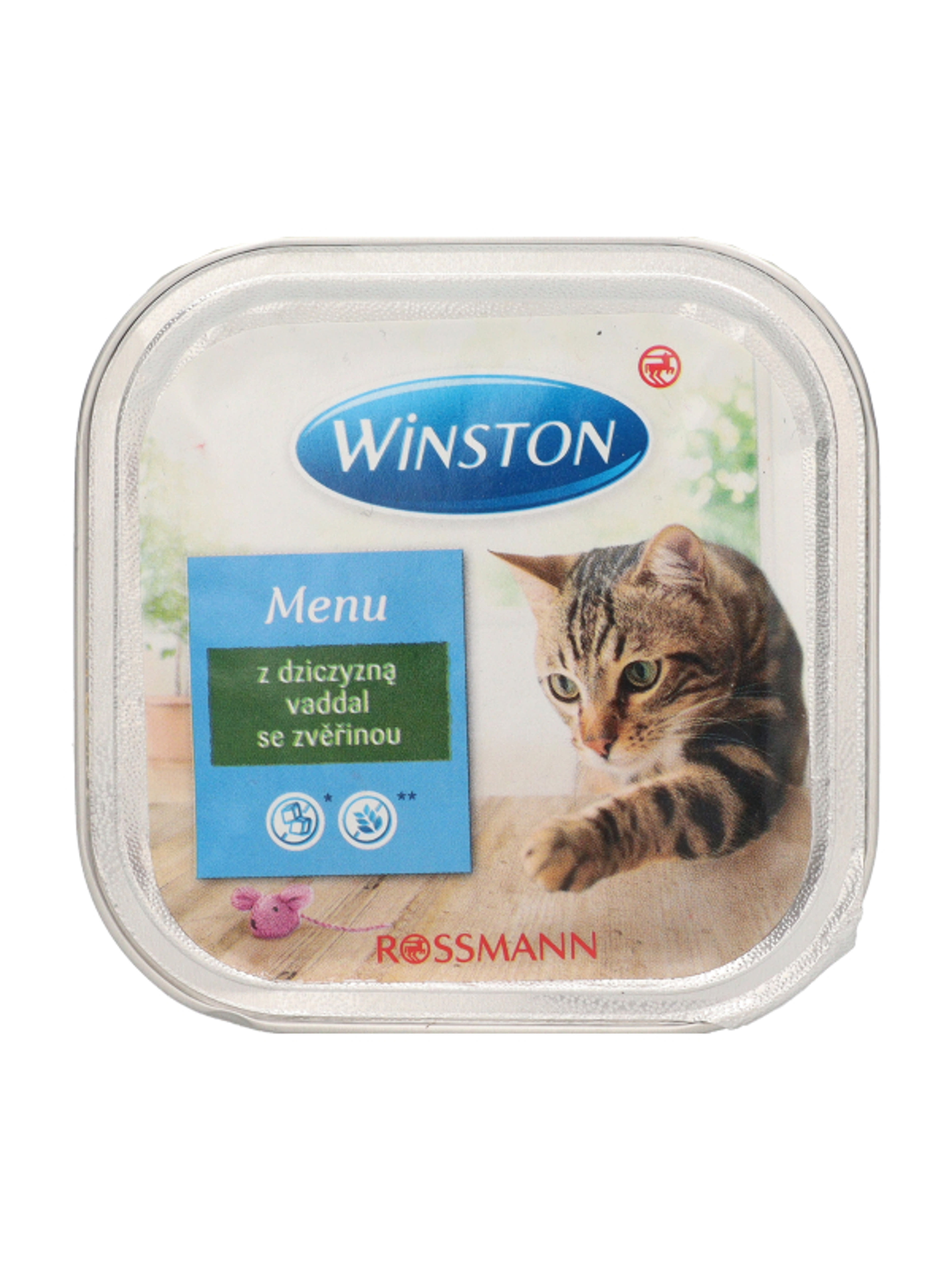 Winston Fenséges Menü alutál macskáknak, vad - 100 g-2