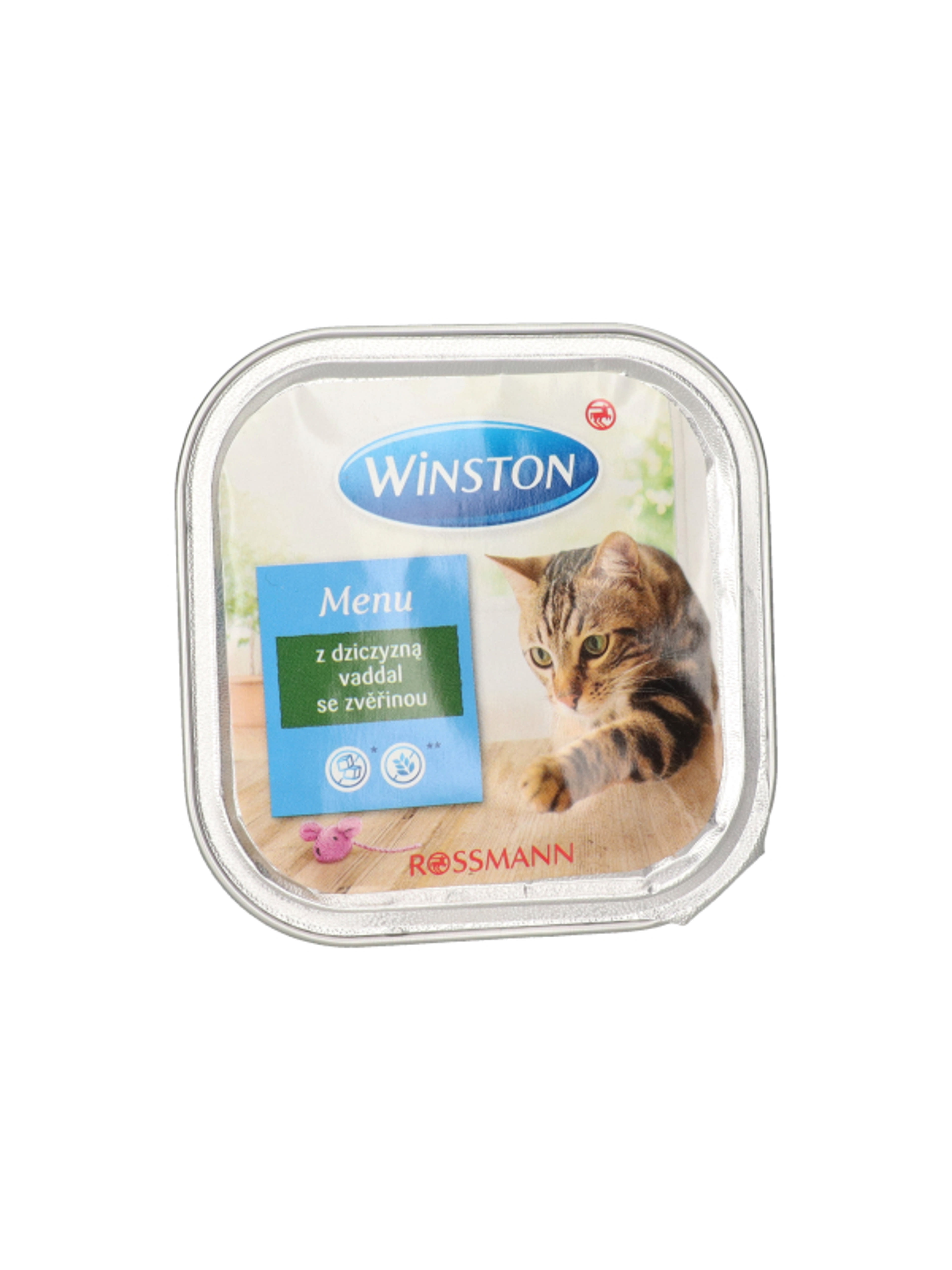 Winston Fenséges Menü alutál macskáknak, vad - 100 g-2