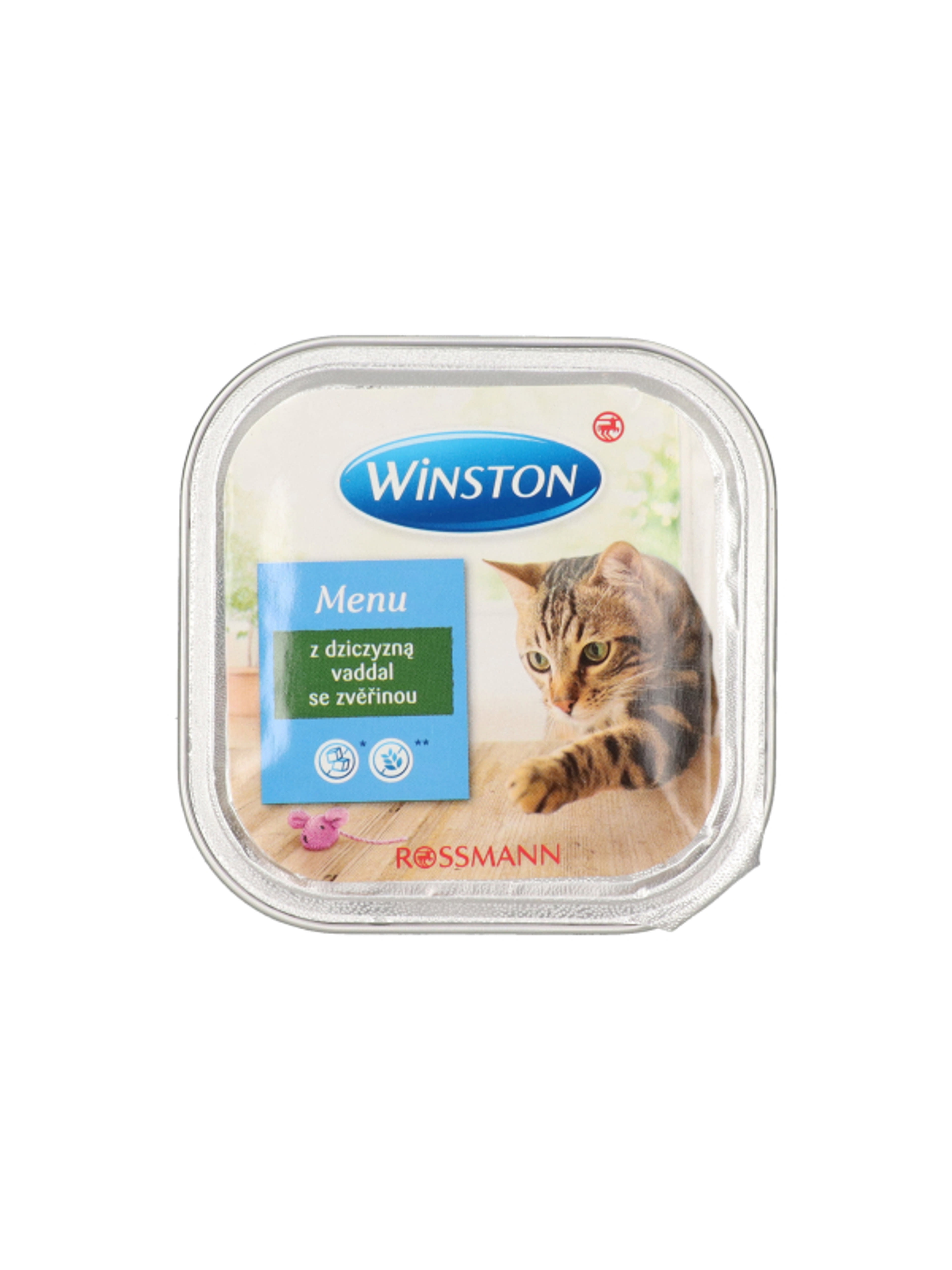 Winston Fenséges Menü alutál macskáknak, vad - 100 g-1