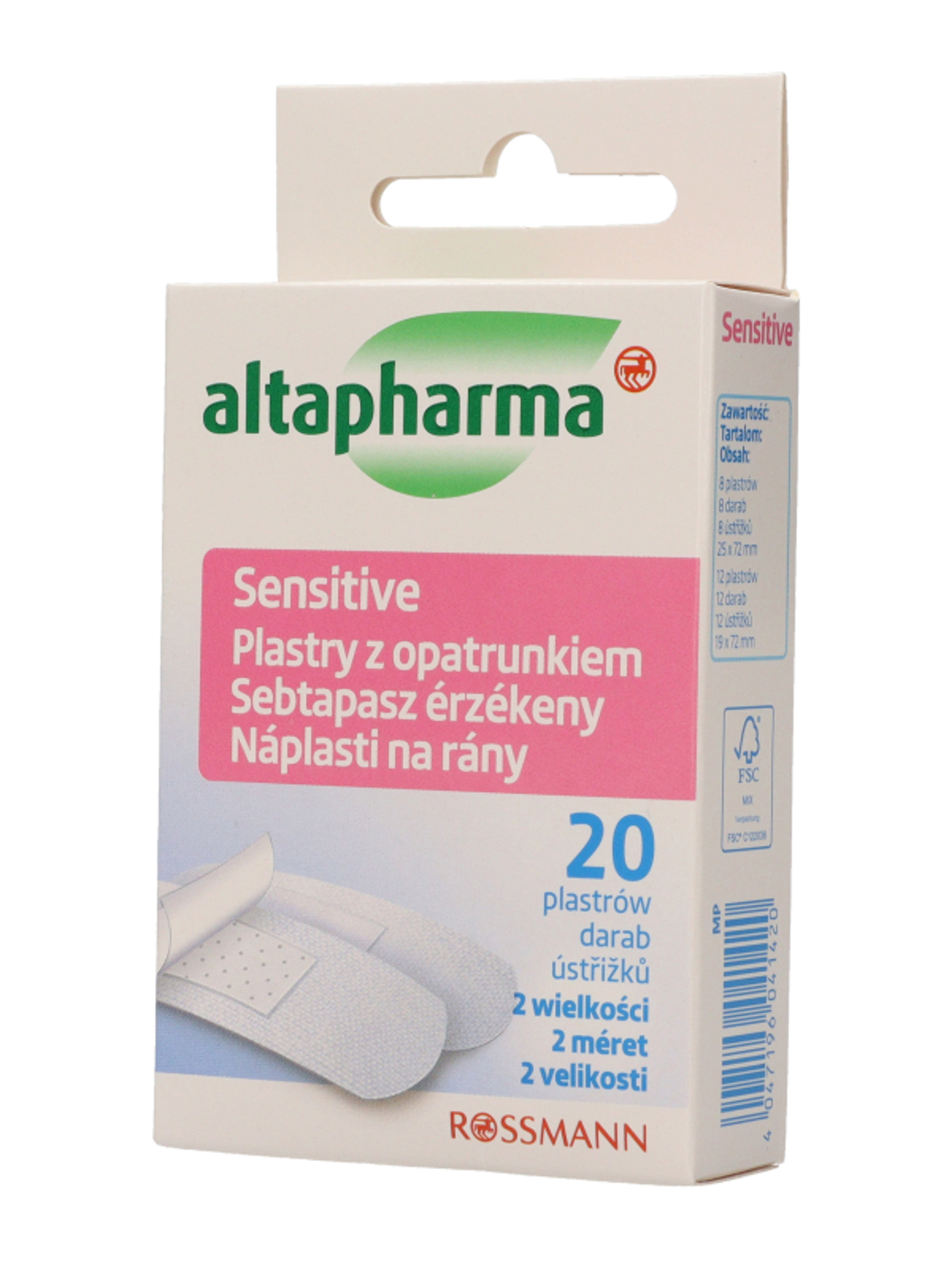 Altapharma Srips Sensitiv sebtapasz - 20 db-4