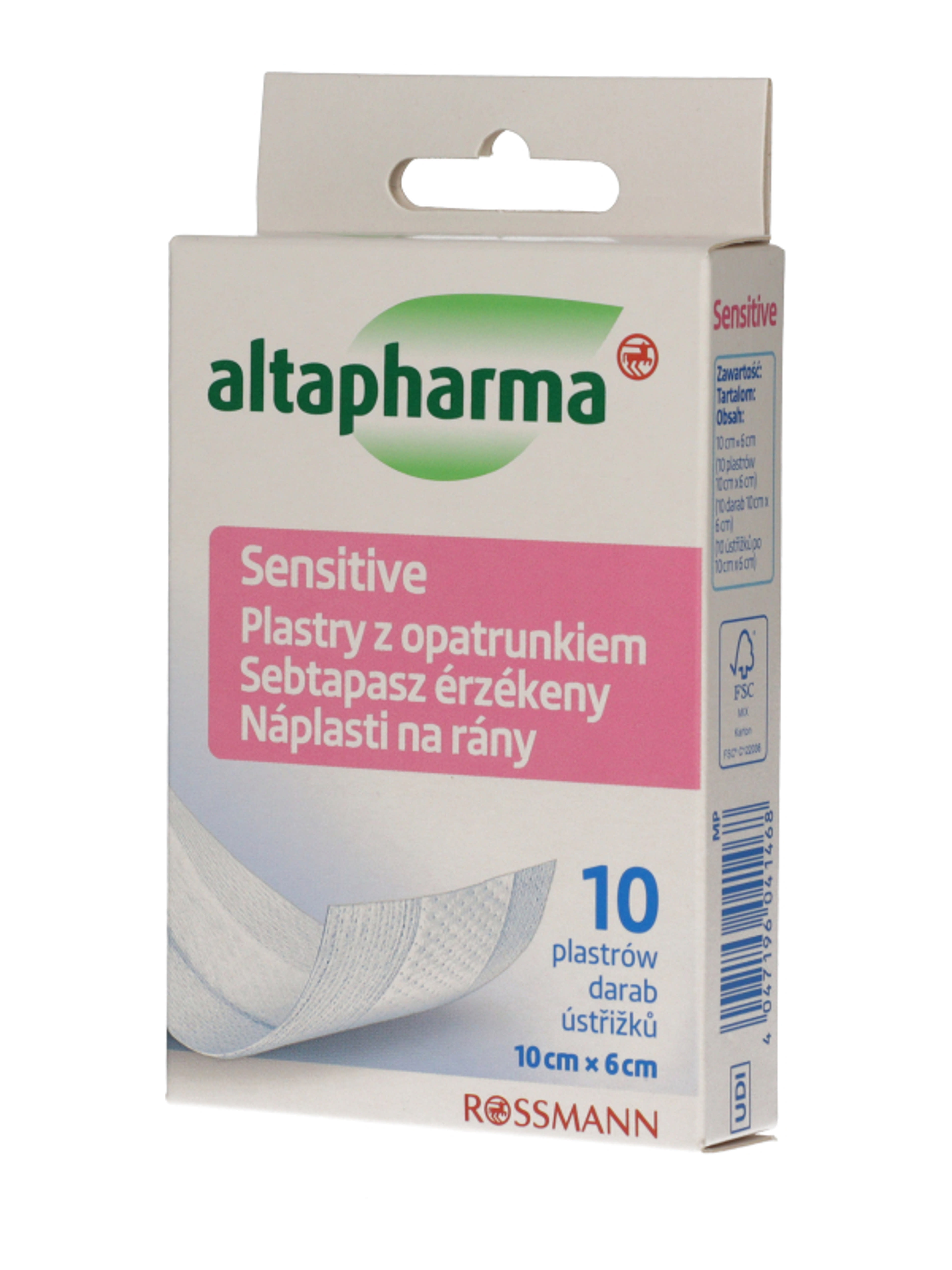 Altapharma Sensitiv sebtapasz szélessége: 10 cm hosszúsága: 6 cm - 1 db-4