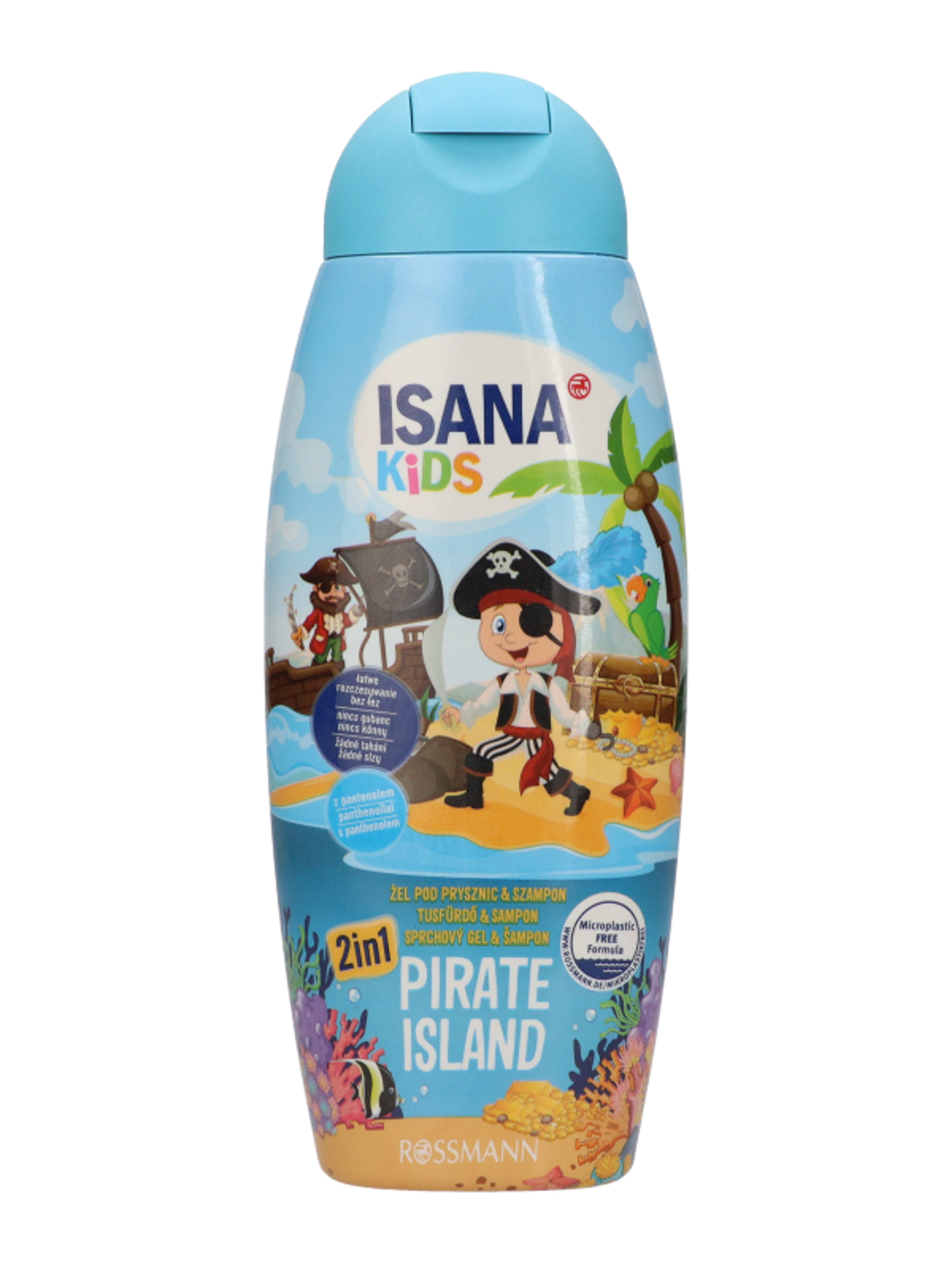 Isana Kids Pirat 2 In 1 sampon és tusfürdő - 300 ml-2