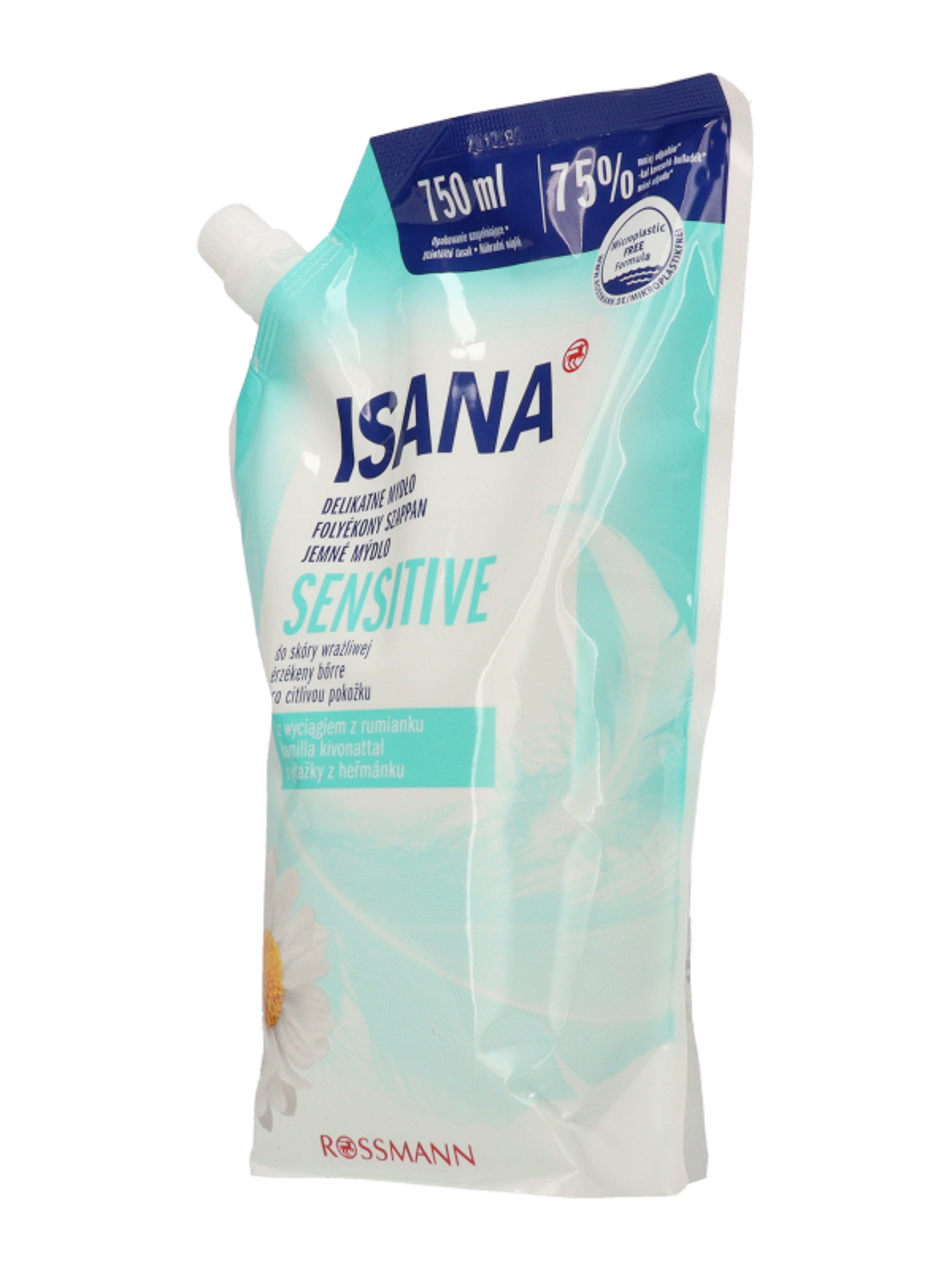 Isana folyékony szappan utántöltő sensitive - 750 ml-3