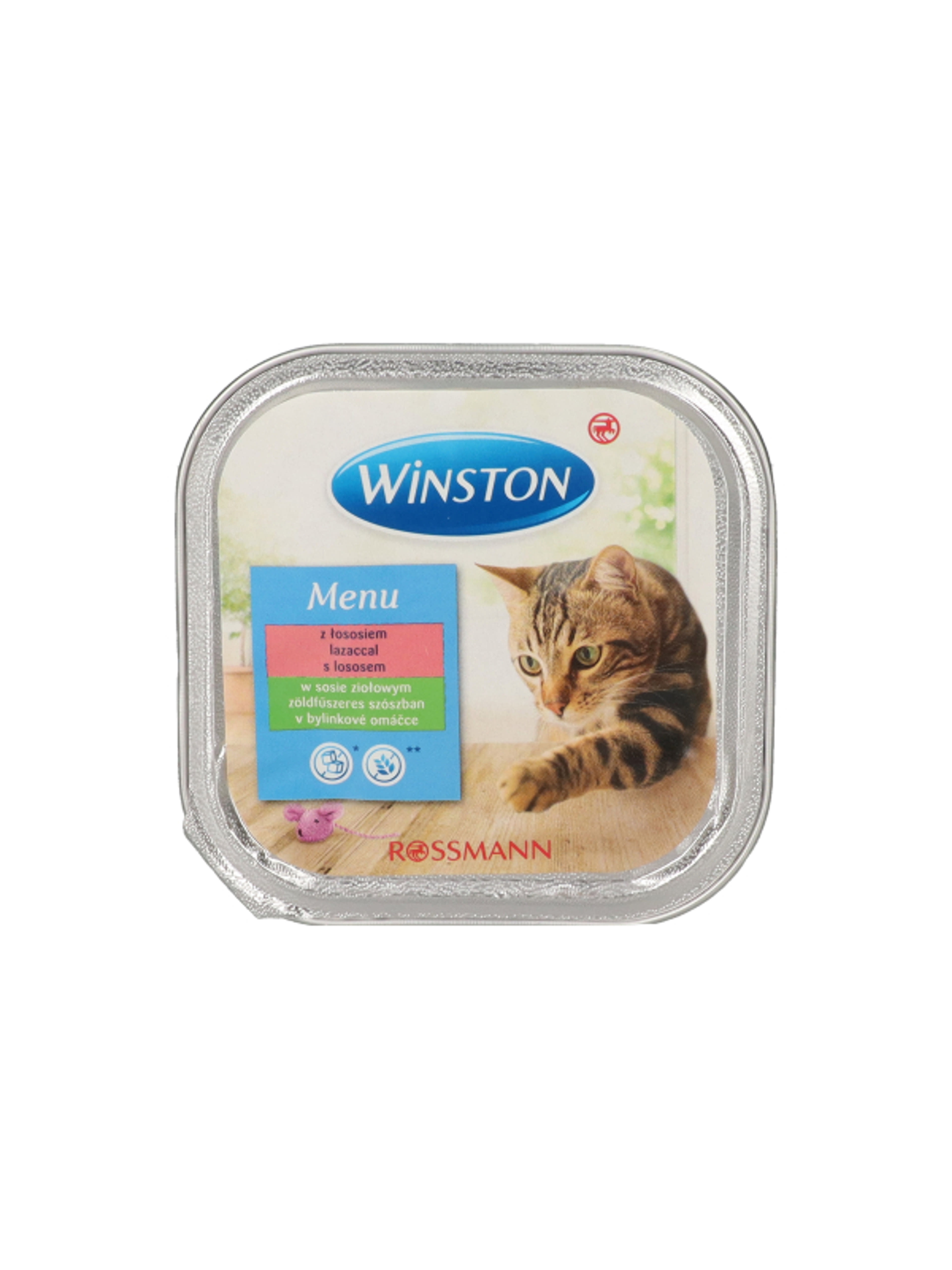 Winston lazac gyógynövényes szószos alutál macskának - 100 g-2