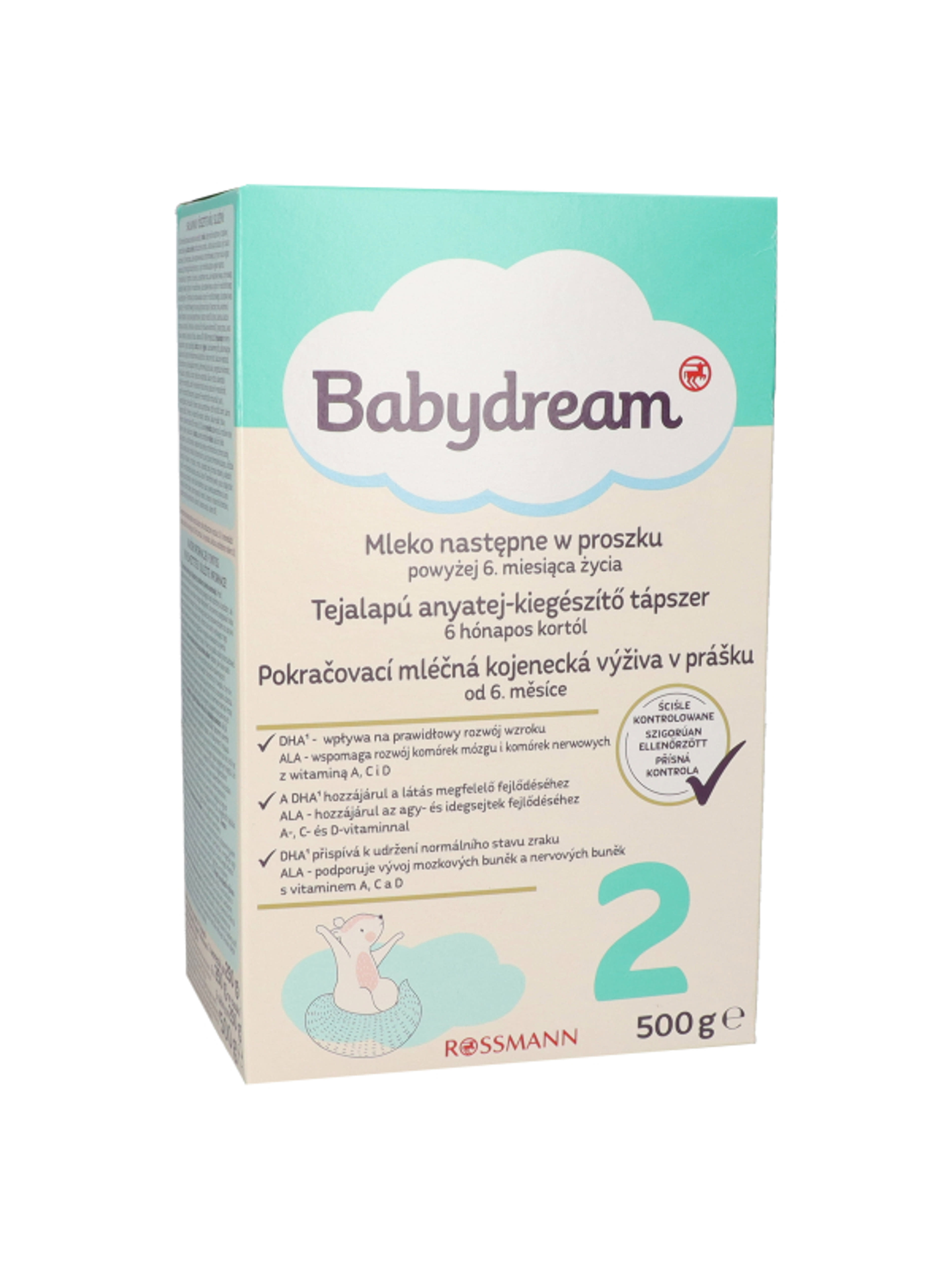 Babydream 2-es Tejalapú Anyatej Kiegészítő Tápszer 6 Hónapos Kortól - 500 g-3