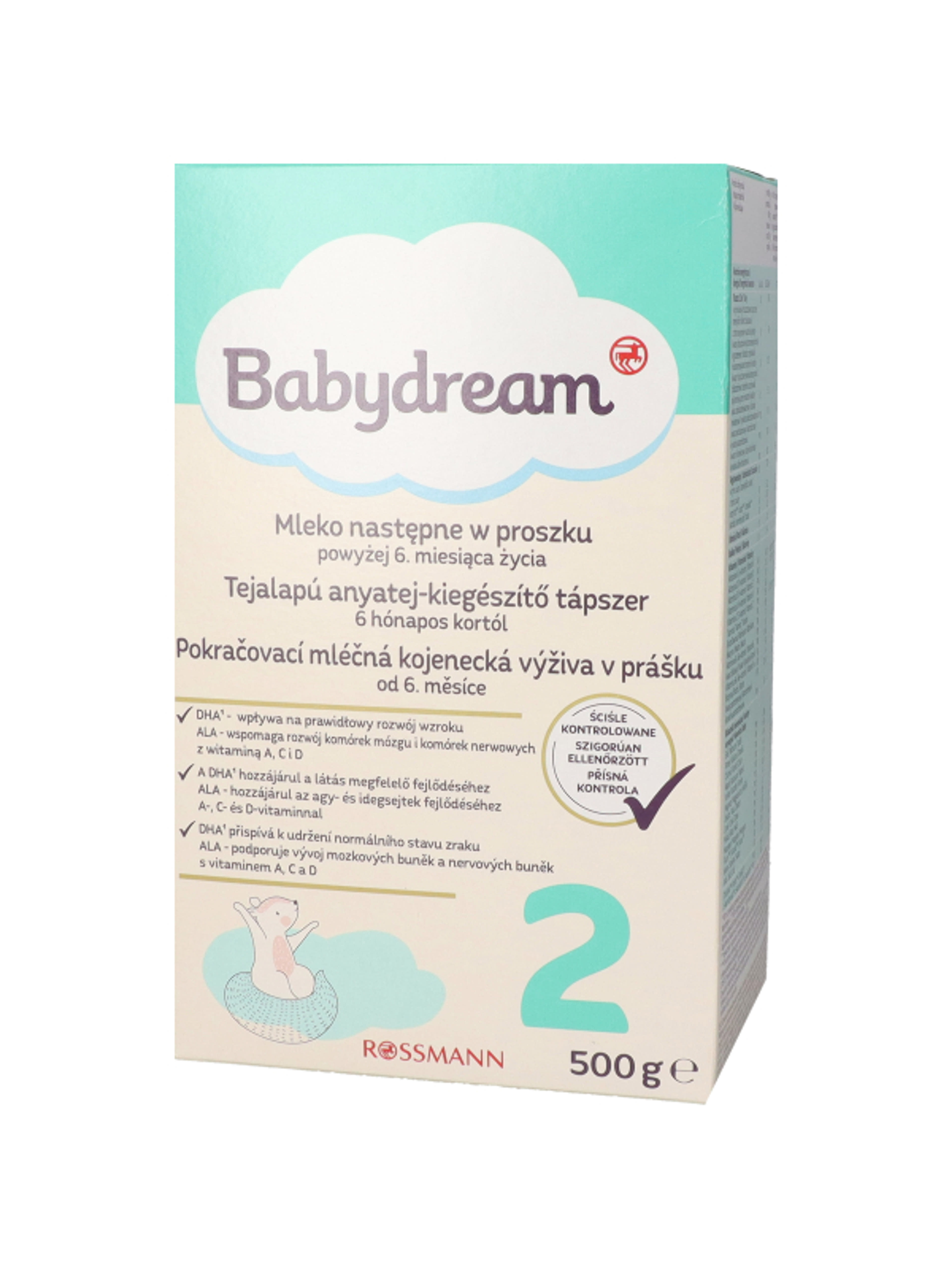 Babydream 2-es Tejalapú Anyatej Kiegészítő Tápszer 6 Hónapos Kortól - 500 g-7